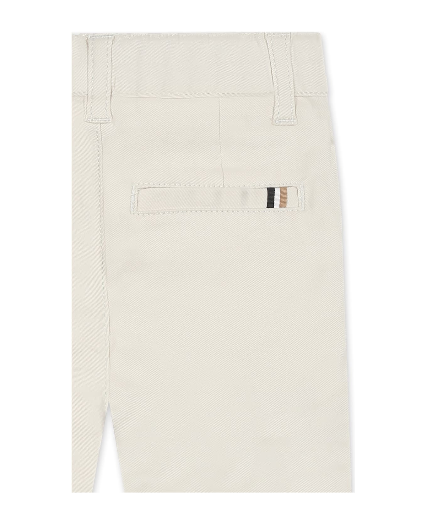Hugo Boss Beige Trousers For Baby Boy - Beige