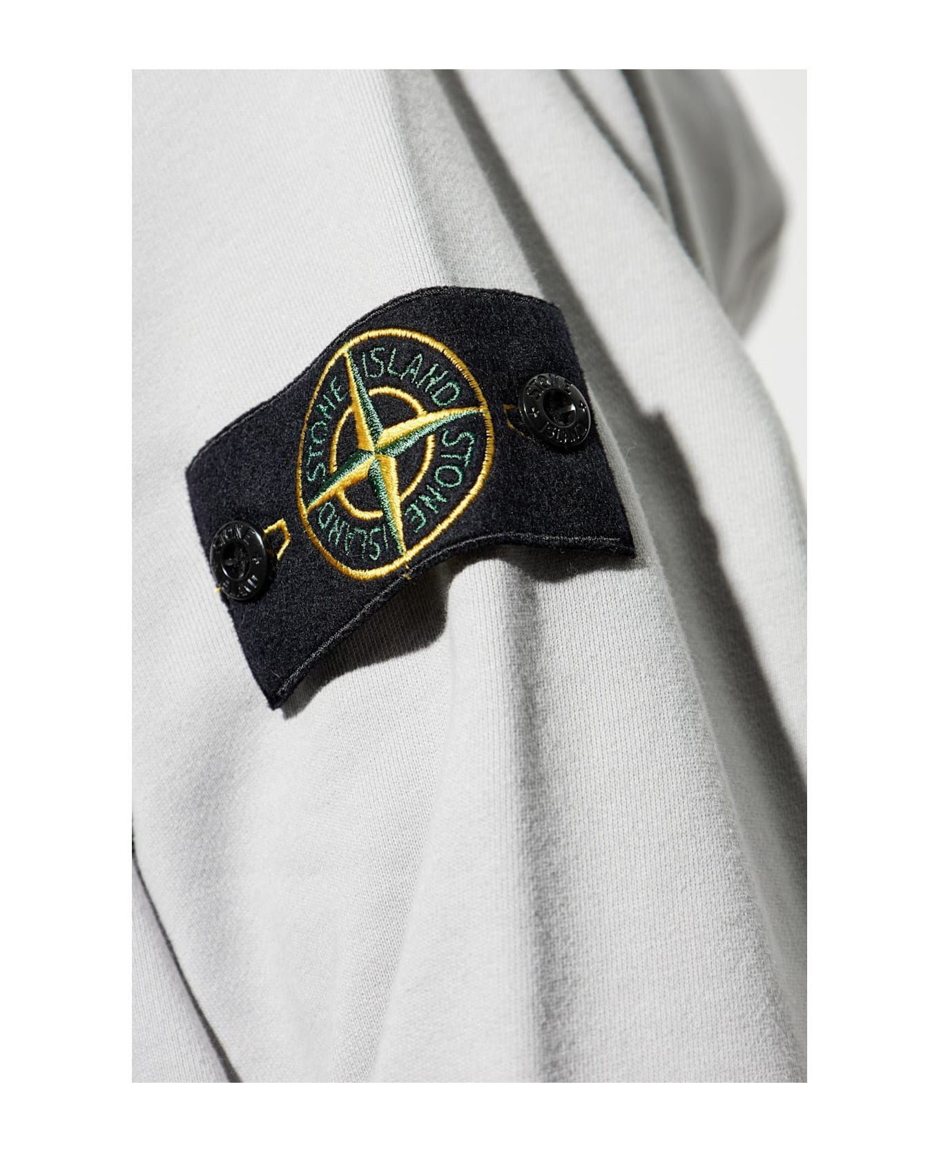 Stone Island Sweatshirt With Logo - Grigio