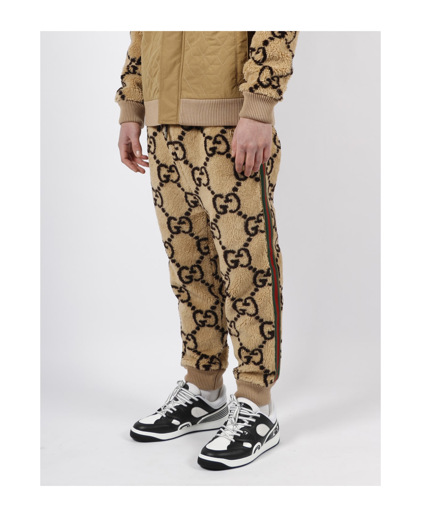 Gucci Wool Sweatpants - Brown