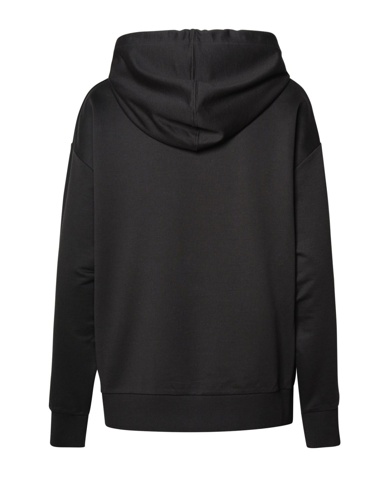 Moncler Black Cotton Sweatshirt - Black フリース
