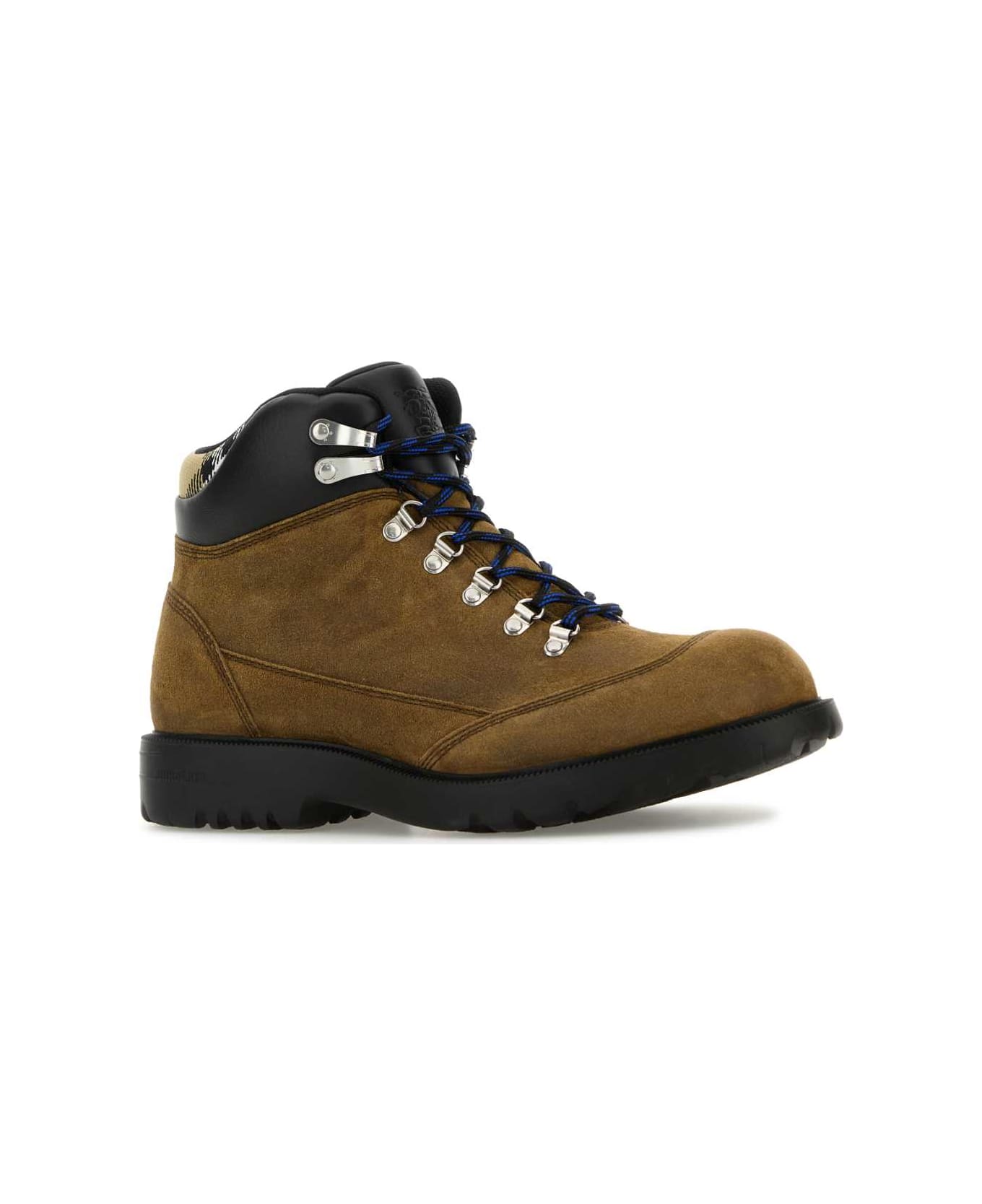 Burberry Brown Suede Moor Ankle Boots - JUTE