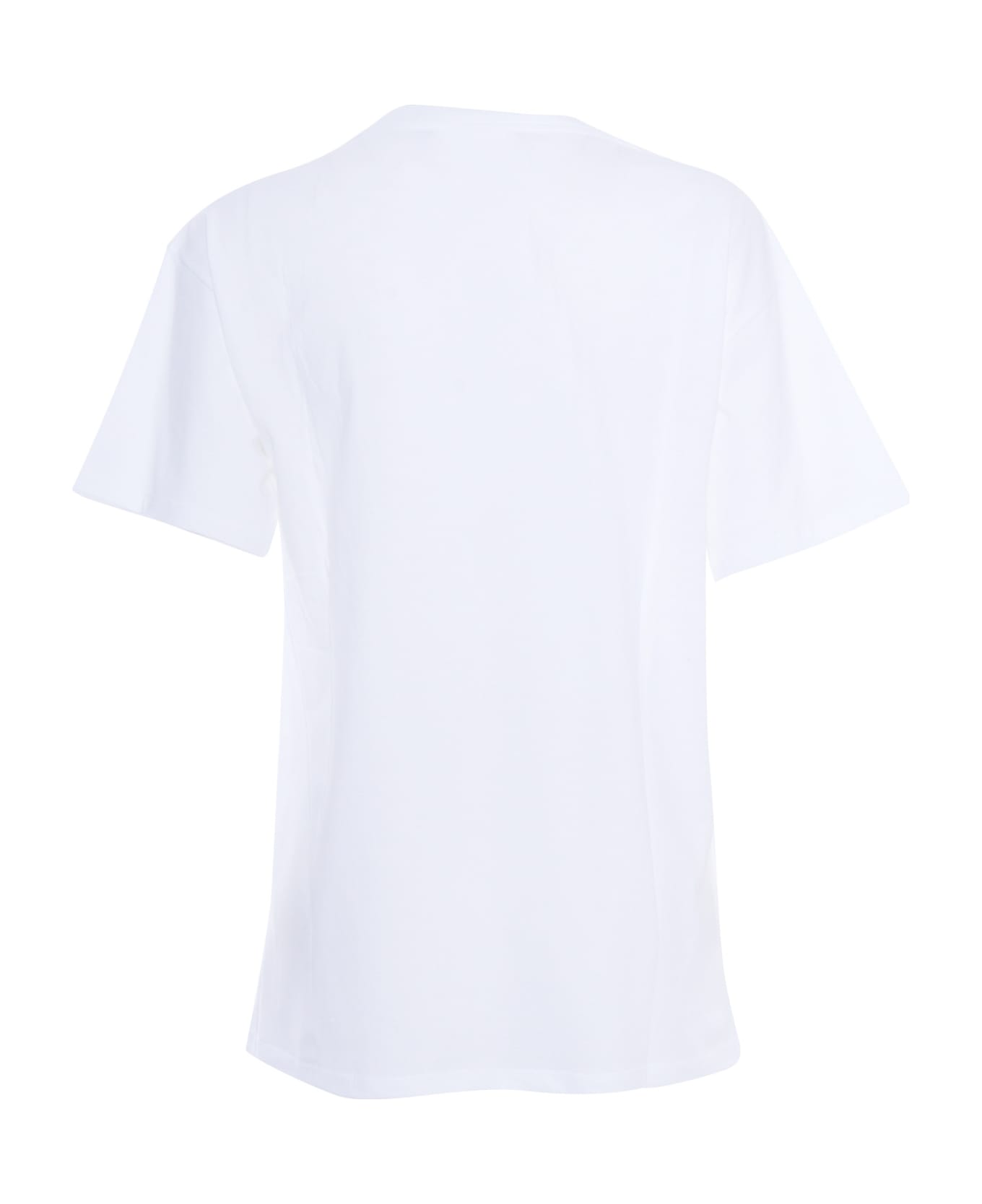 Ermanno Ermanno Scervino White Emroidery T-shirt - WHITE