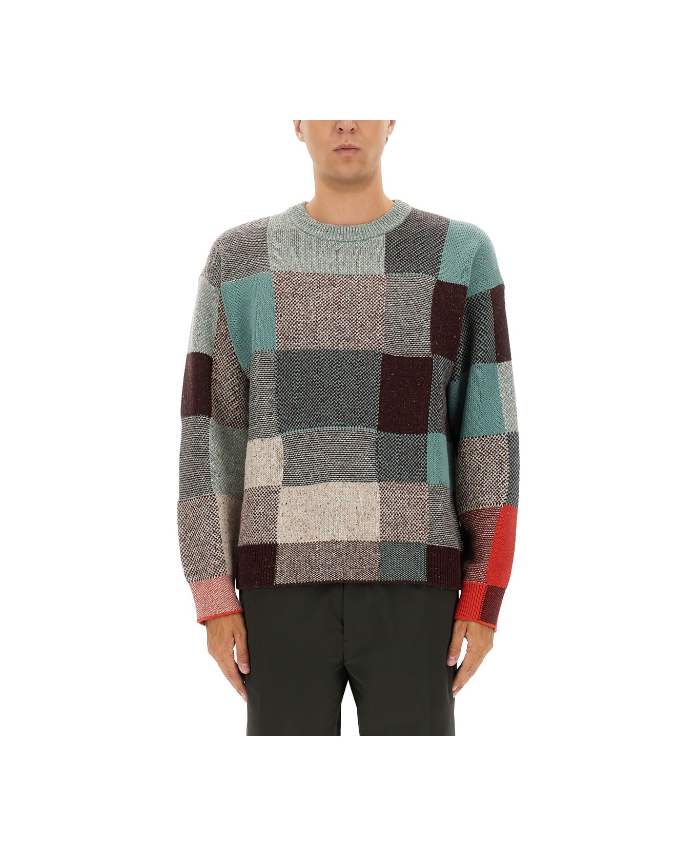 PS by Paul Smith Patchwork Knitting - MULTICOLOUR