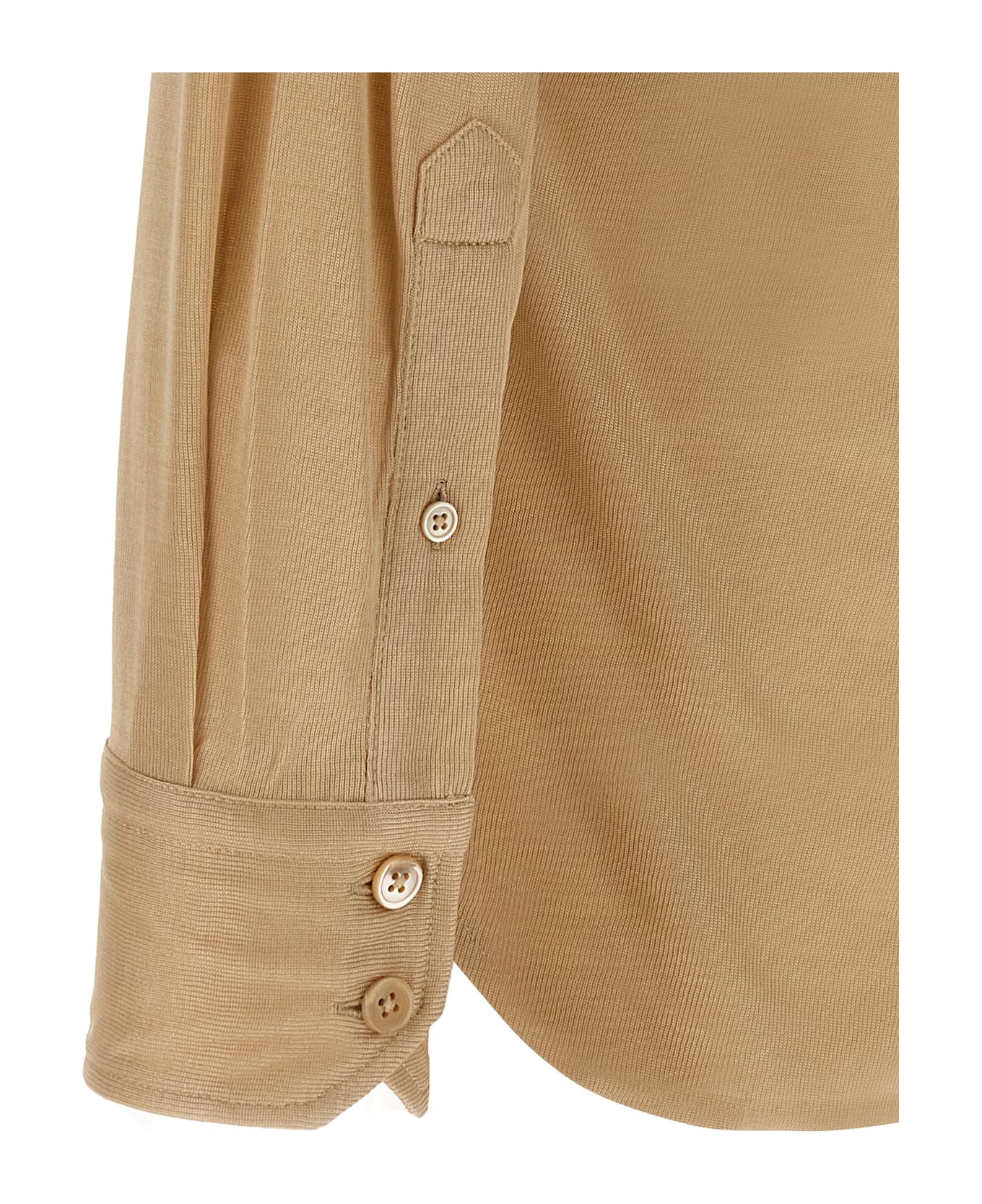 Tom Ford Knitted Shirt - Beige