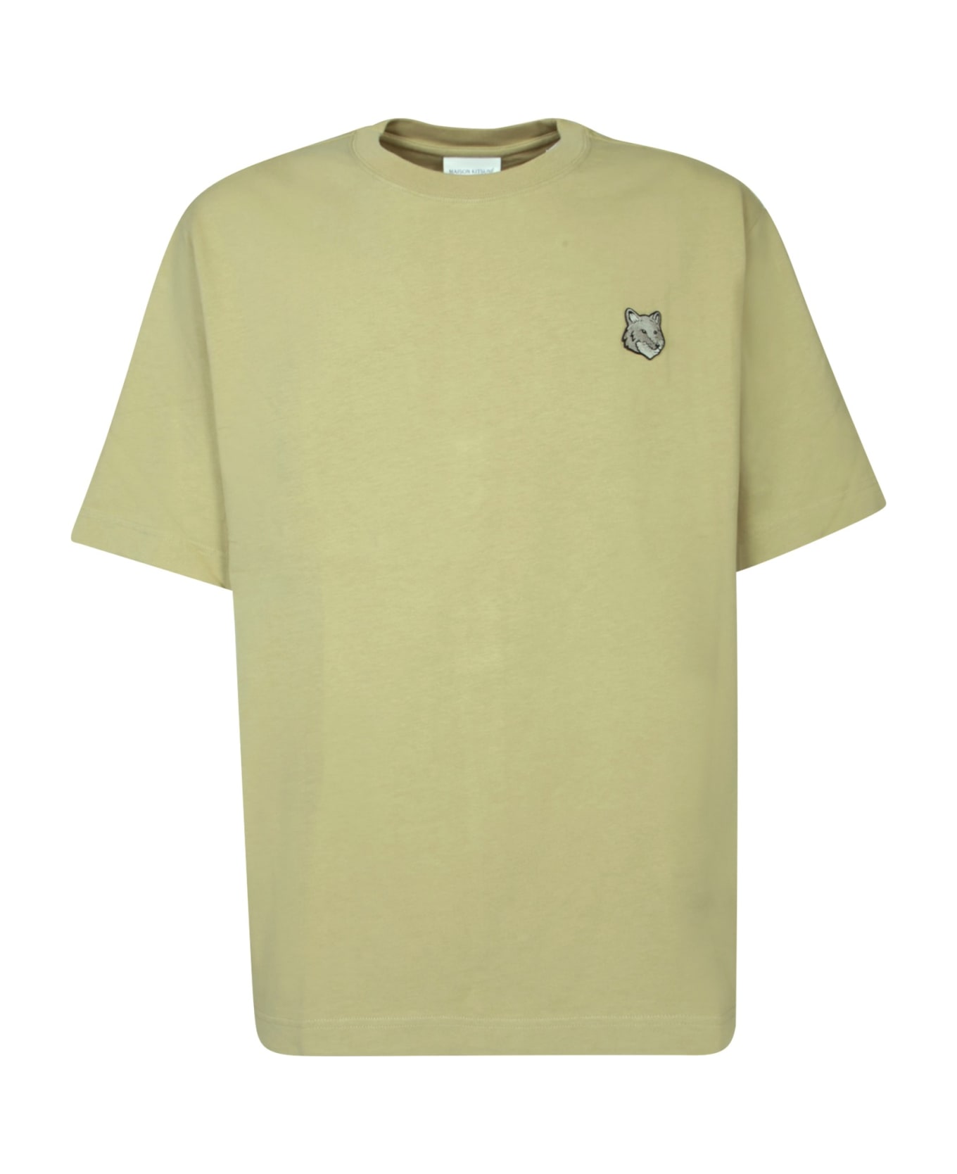Maison Kitsuné Bold Fox Head Beige T-shirt - Beige