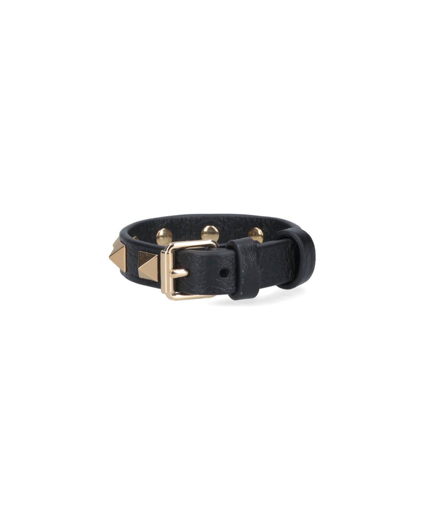 Valentino Garavani Garavani Rockstud Buckled Bracelet - Black