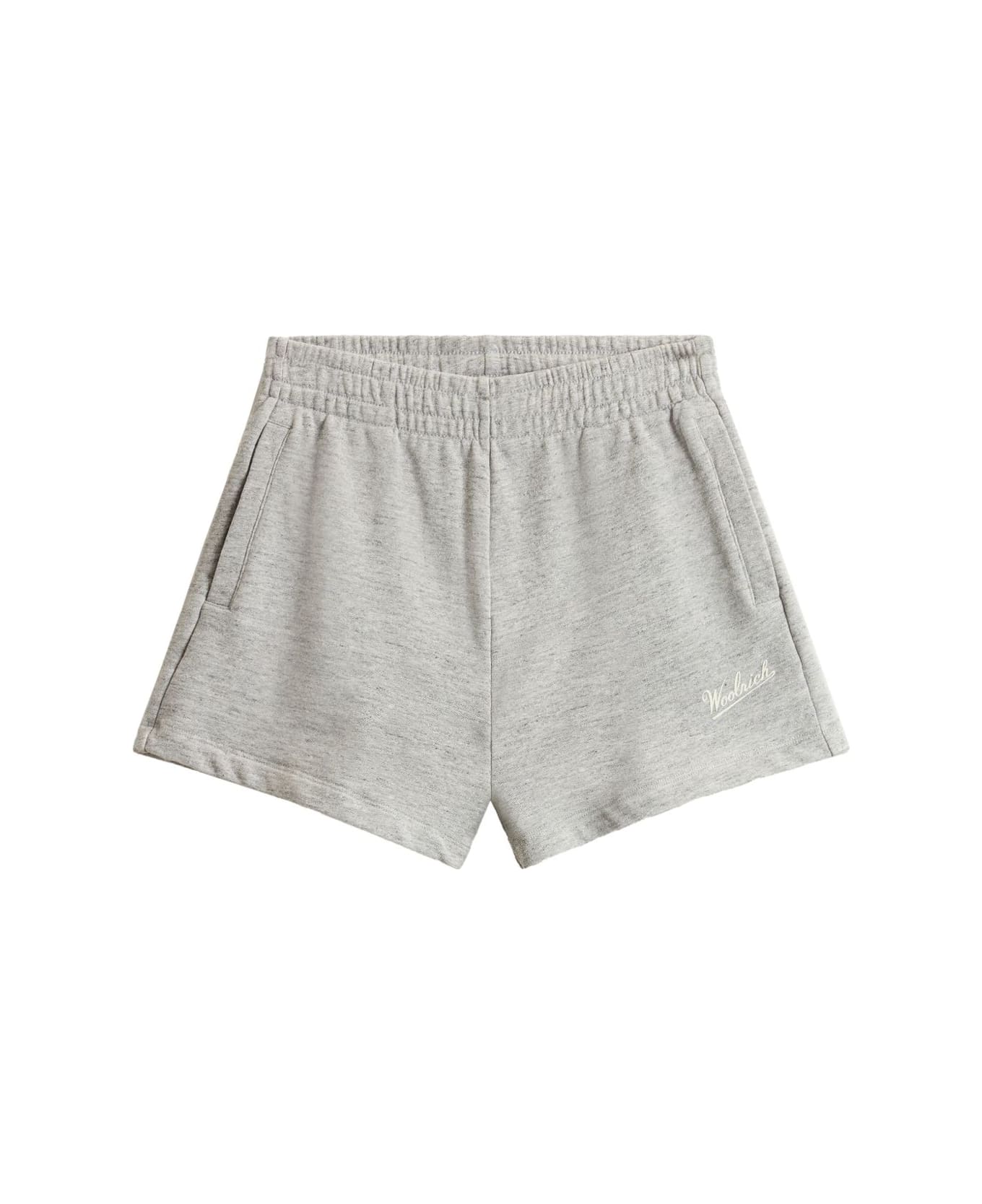 Woolrich Cotton Shorts - Grey