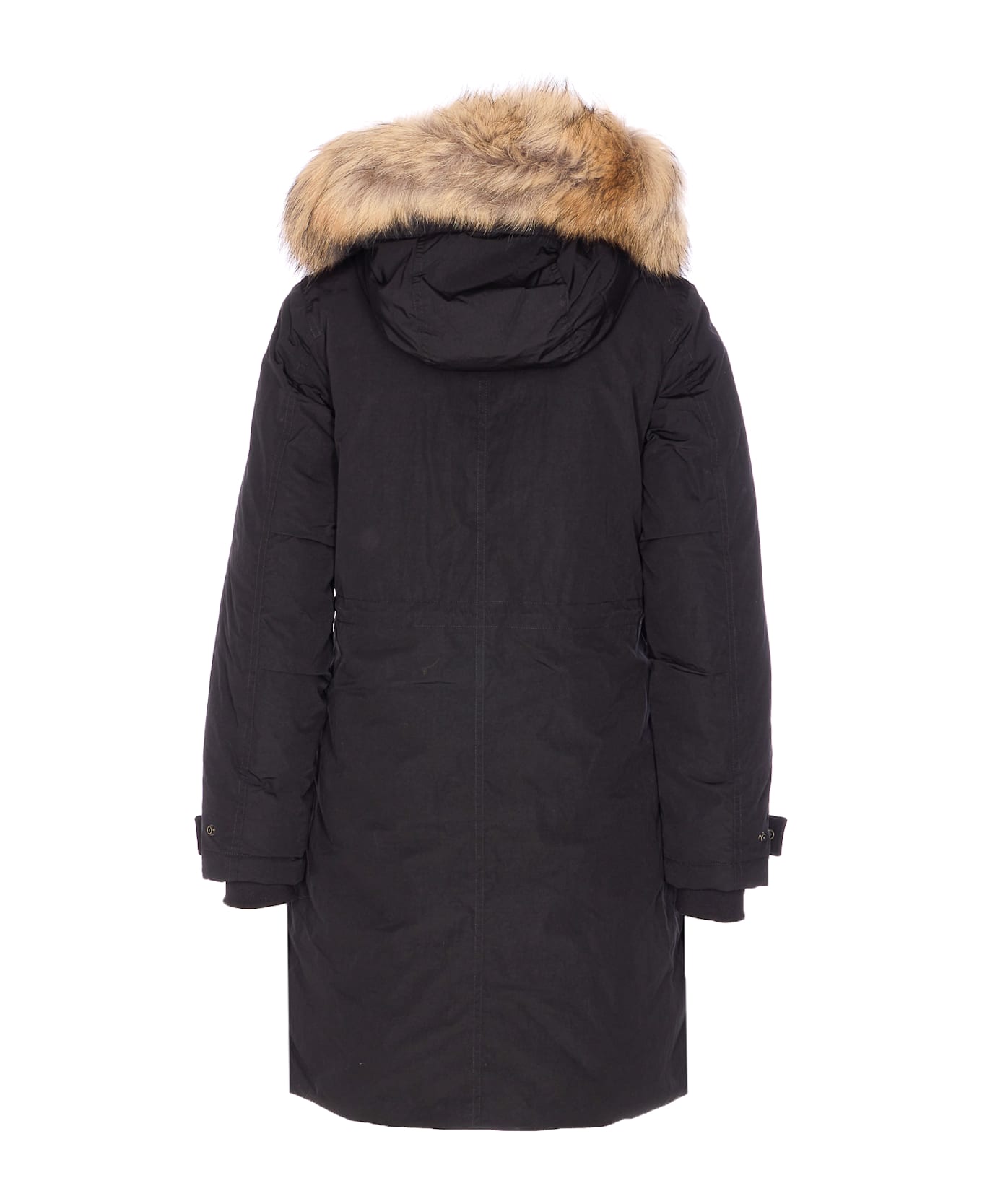 Woolrich Grace Fur Parka - Black レインコート