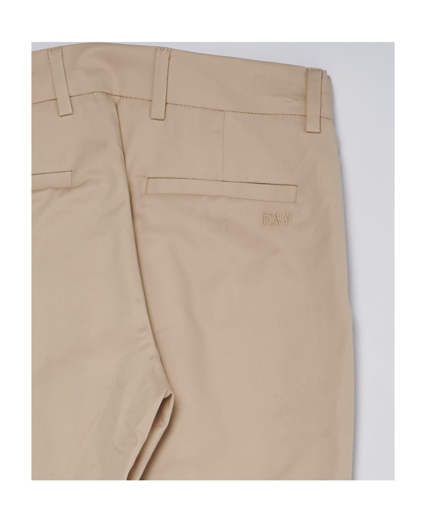 Fay Trousers Trousers - BEIGE