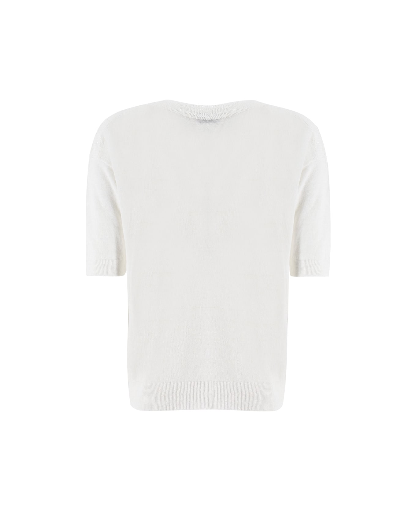 Le Tricot Perugia Sweater - WHITE