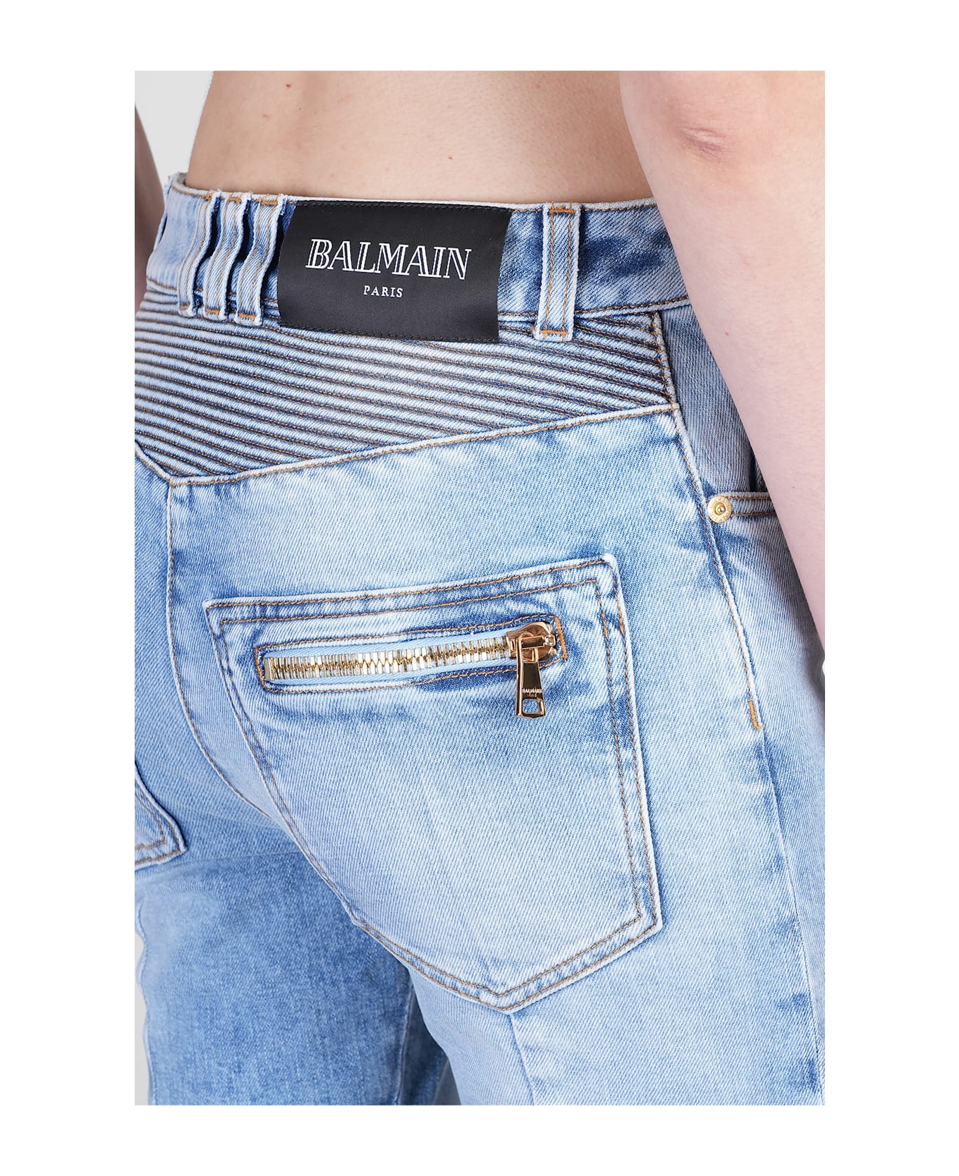 Balmain Jeans In Blue Cotton - blue