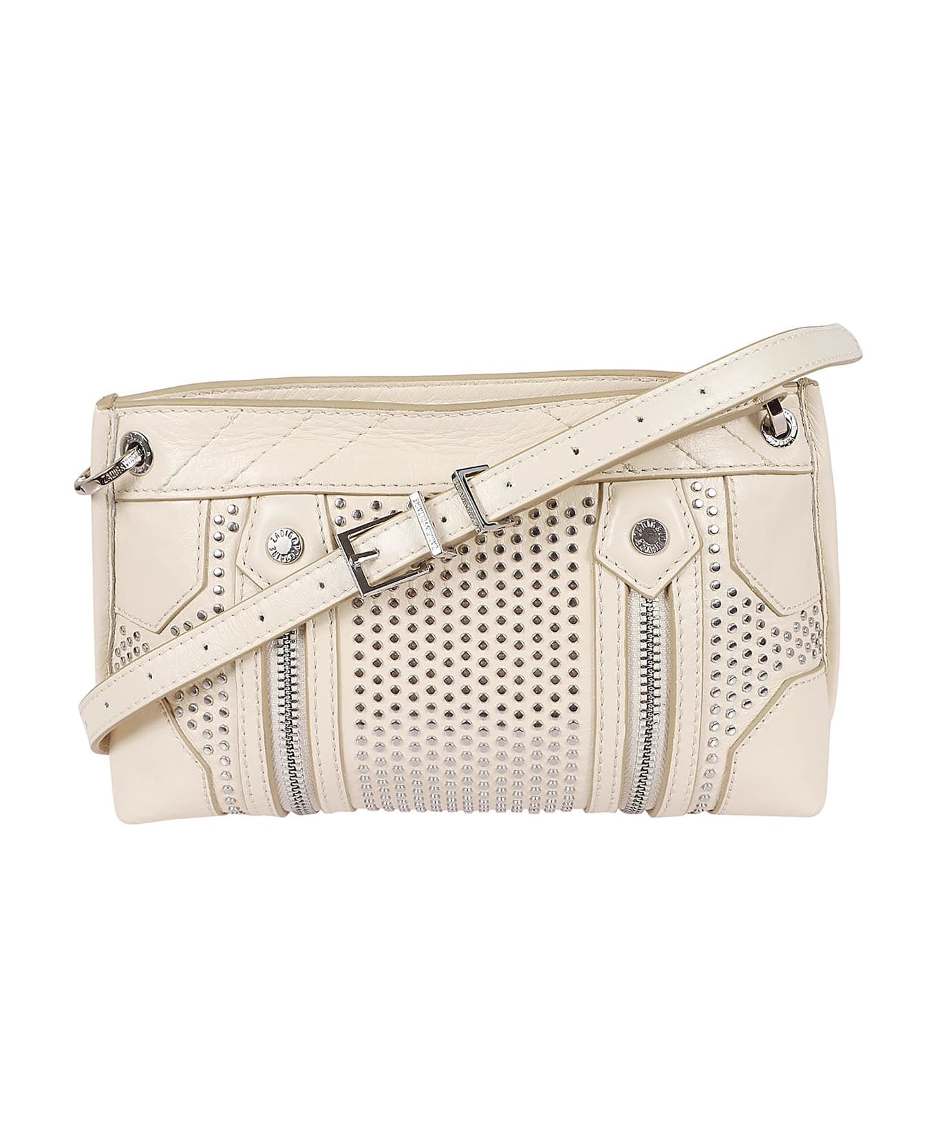 Zadig & Voltaire Sunny Mood Studded Crossbody Bag - Flash