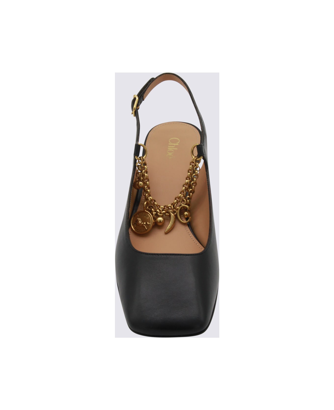 Chloé Black Leather Pumps - Black