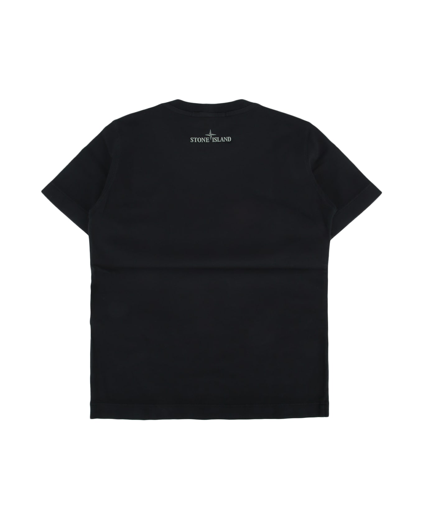 Stone Island Junior Ss T-shirt - BLACK