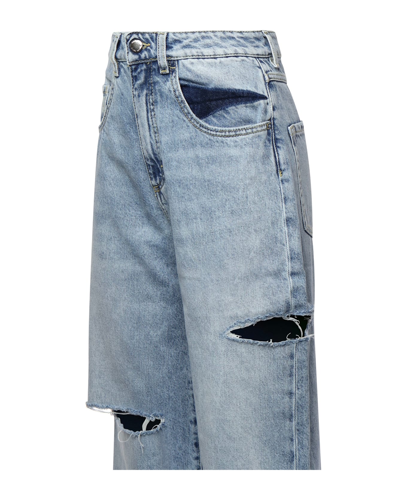 Icon Denim Jeans Bea Details Cut-out - Blue