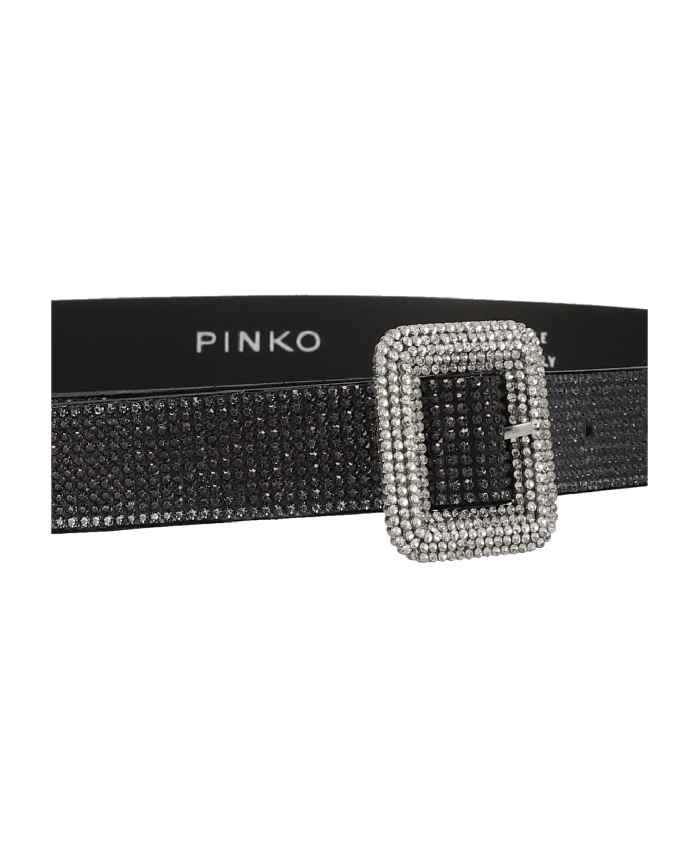 Pinko Crystal Belt - Silver