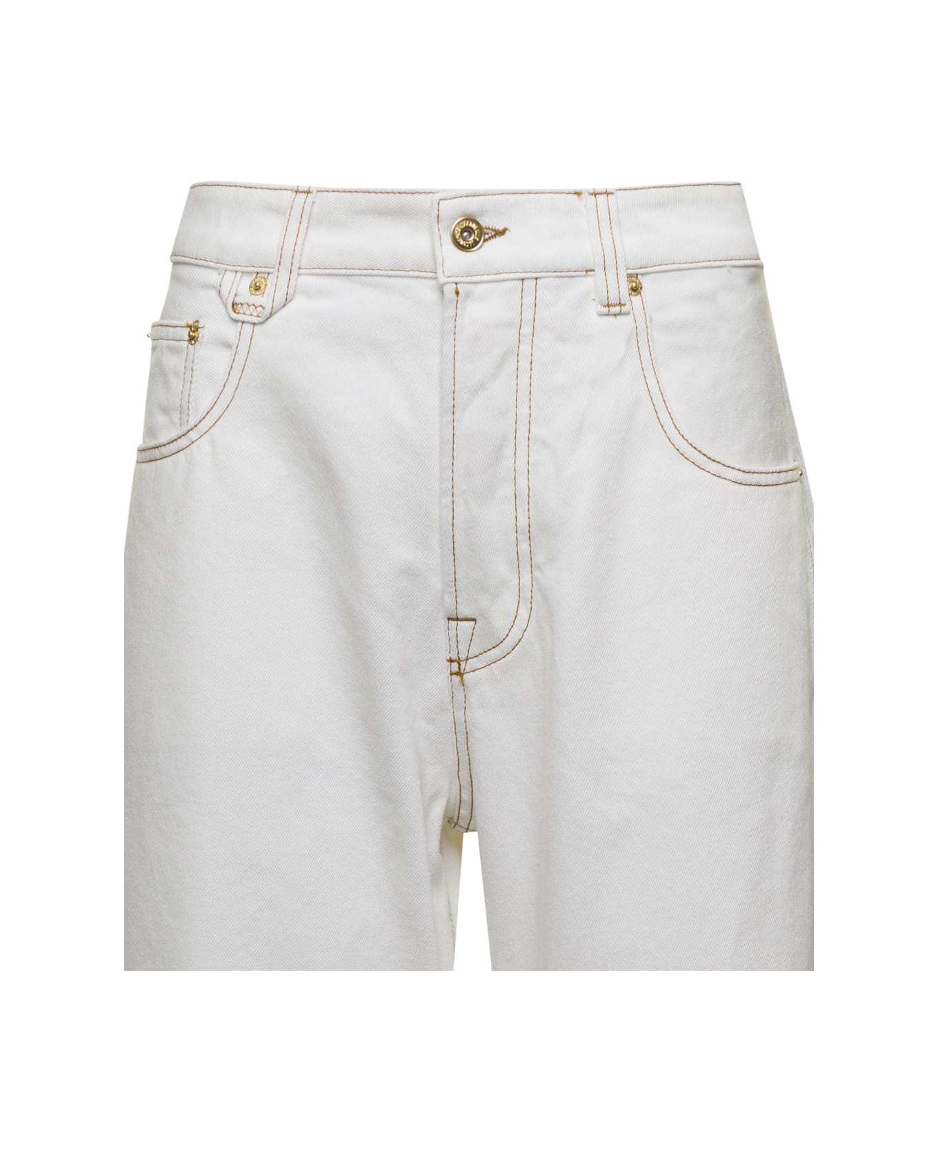 Jacquemus Baggy Denim Pant - Off-white/tabaac