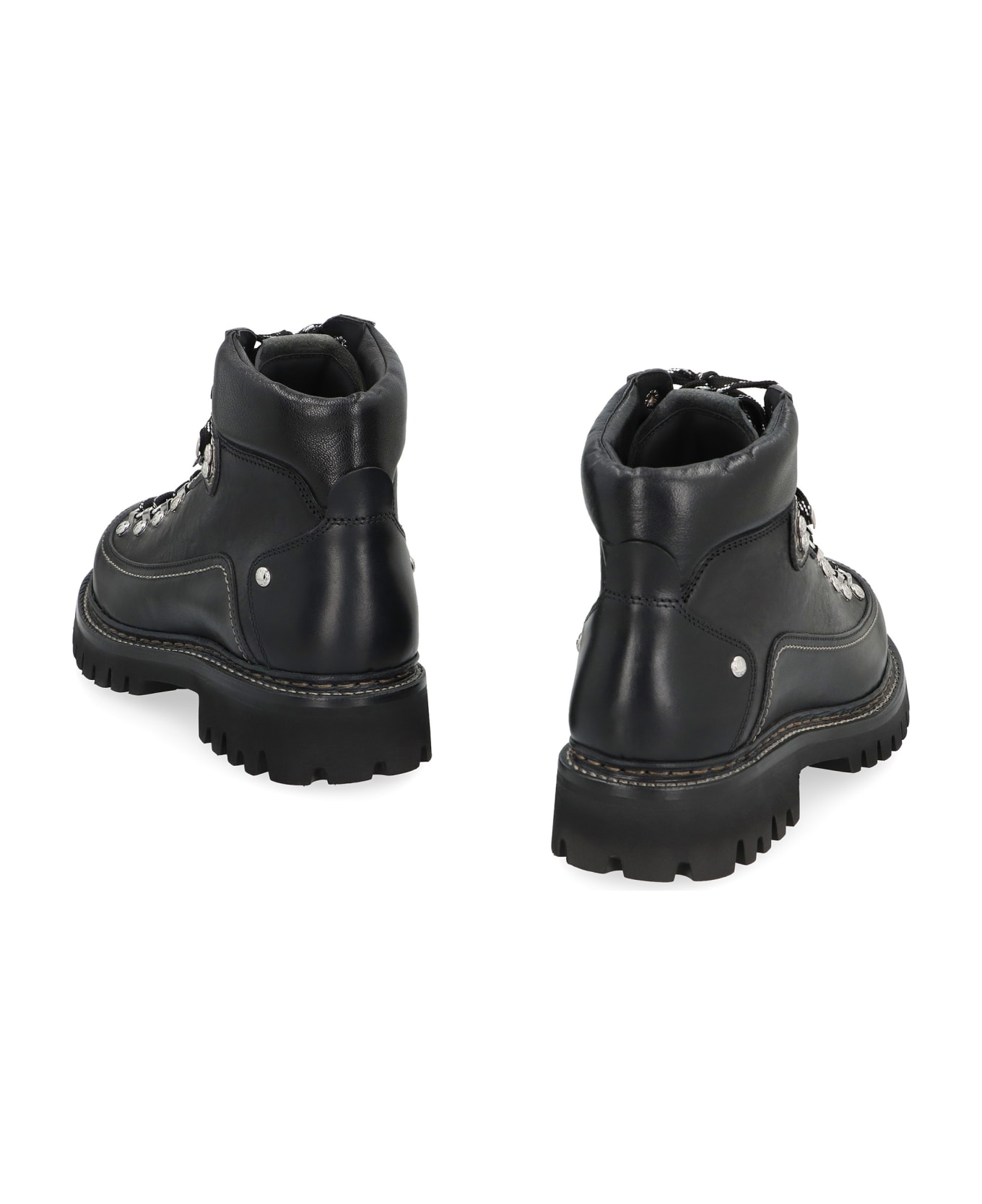 Dsquared2 Canadian Lace-up Leather Ankle Boots