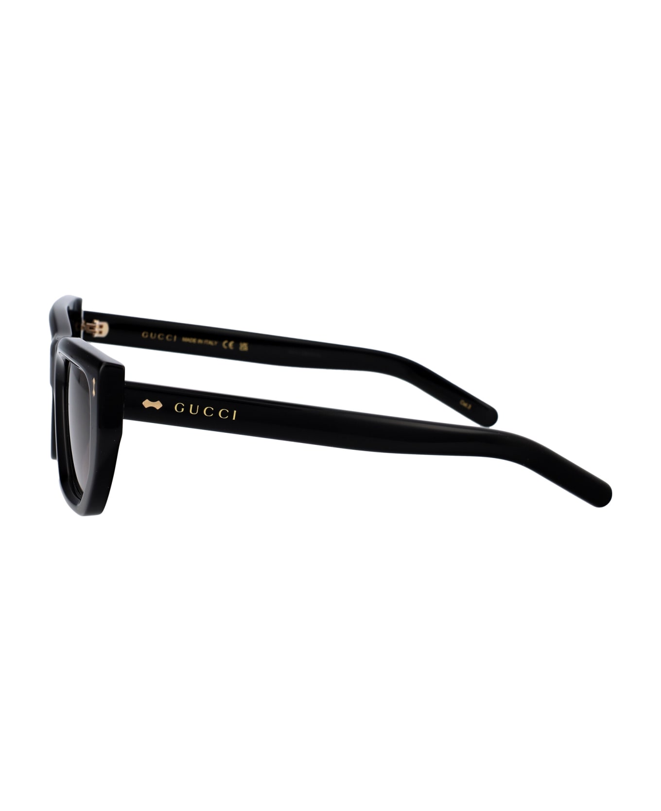 Gucci Eyewear Gg1520s Sunglasses - 001 BLACK BLACK GREY