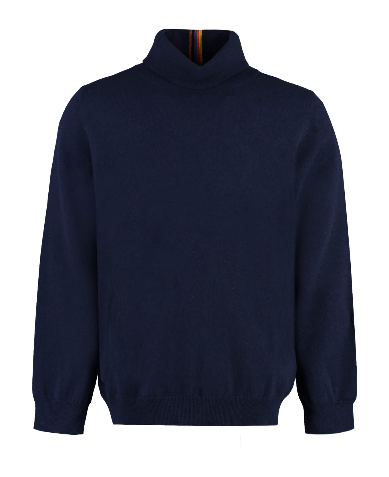 Paul Smith Cashmere Turtleneck Sweater - blue