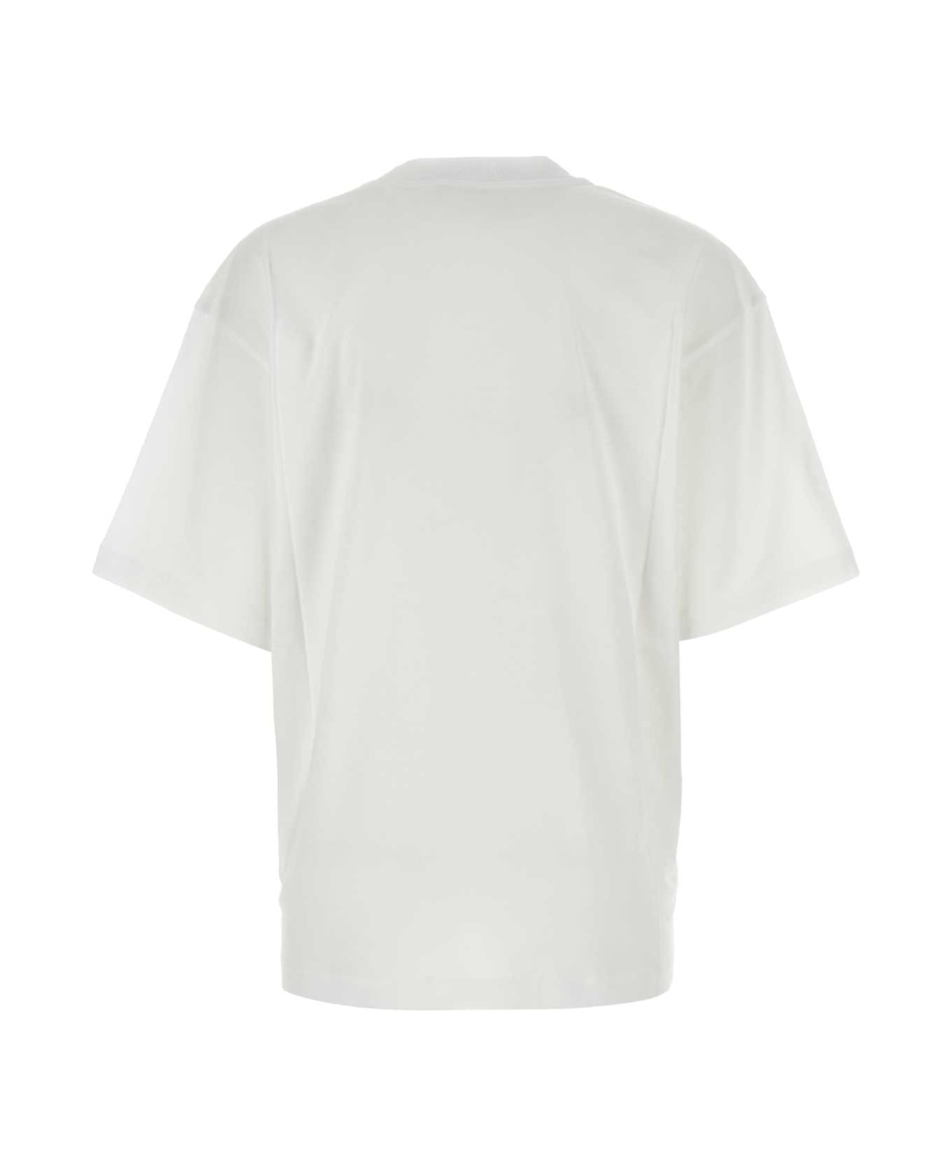 Marni White Cotton Oversize T-shirt - L5W01 Tシャツ
