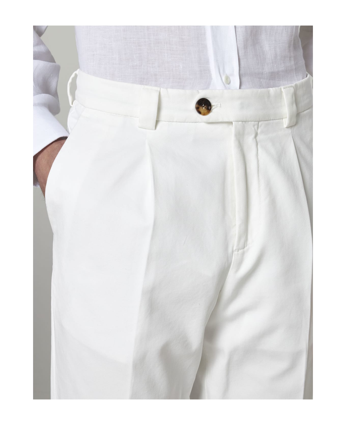 Brunello Cucinelli Pants - Bianco