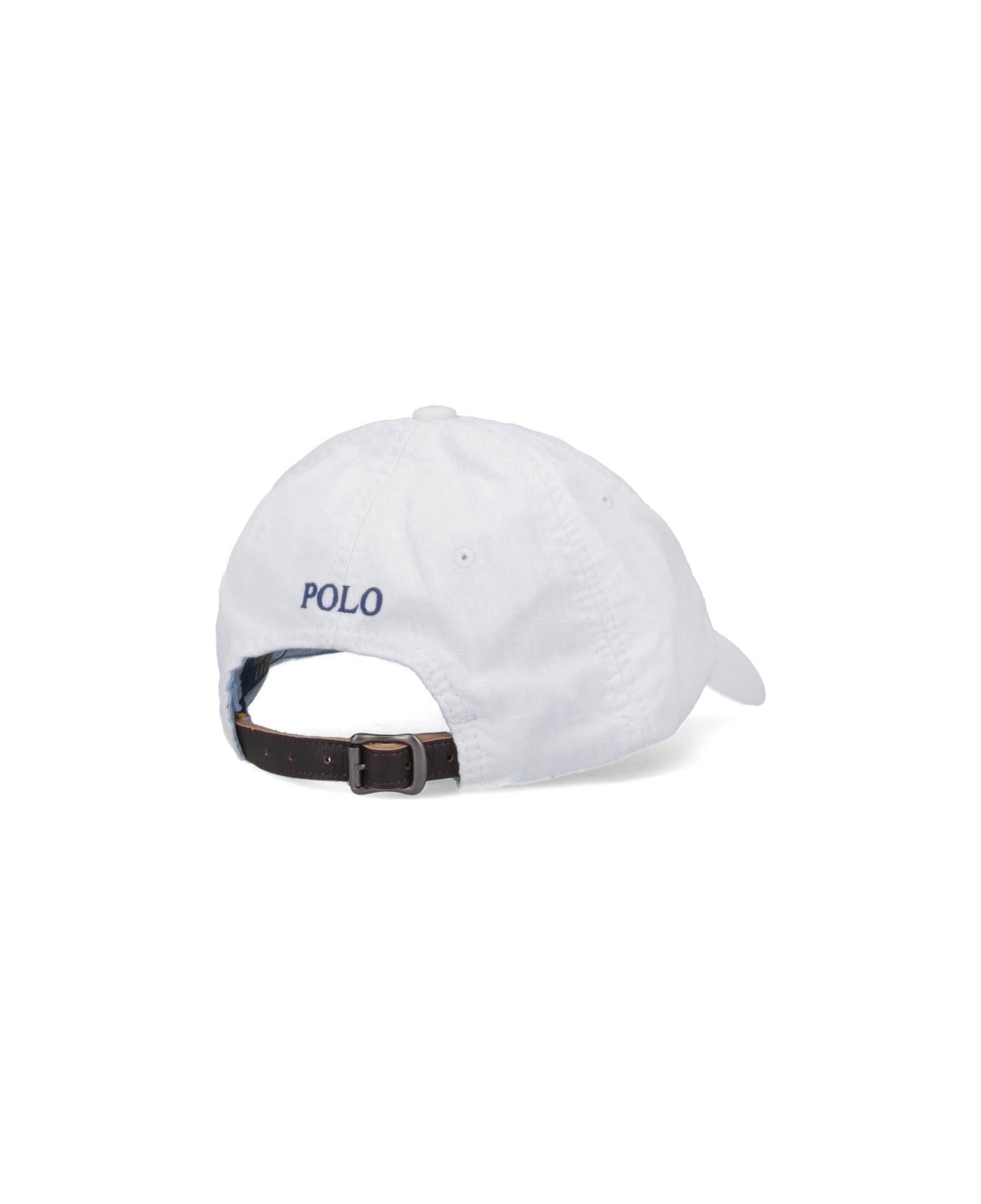 Polo Ralph Lauren Logo Baseball Cap - White