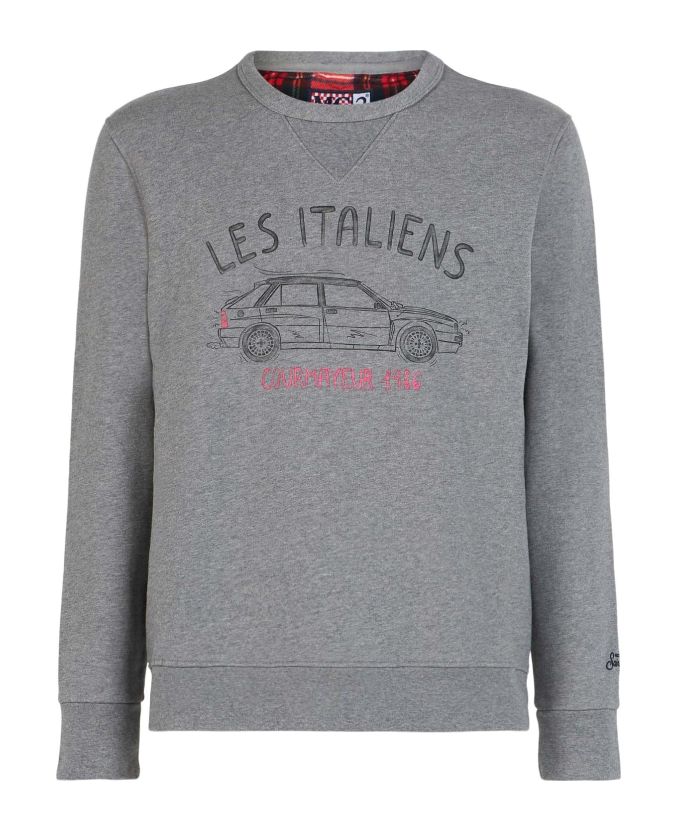 MC2 Saint Barth Cotton Sweatshirt With Les Italiens Print - unknown
