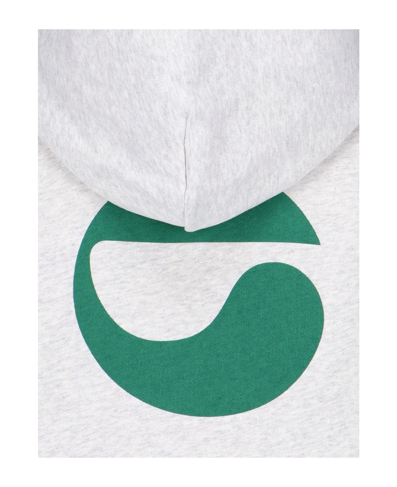 Coperni Logo Hoodie Fleece - PALE GREY