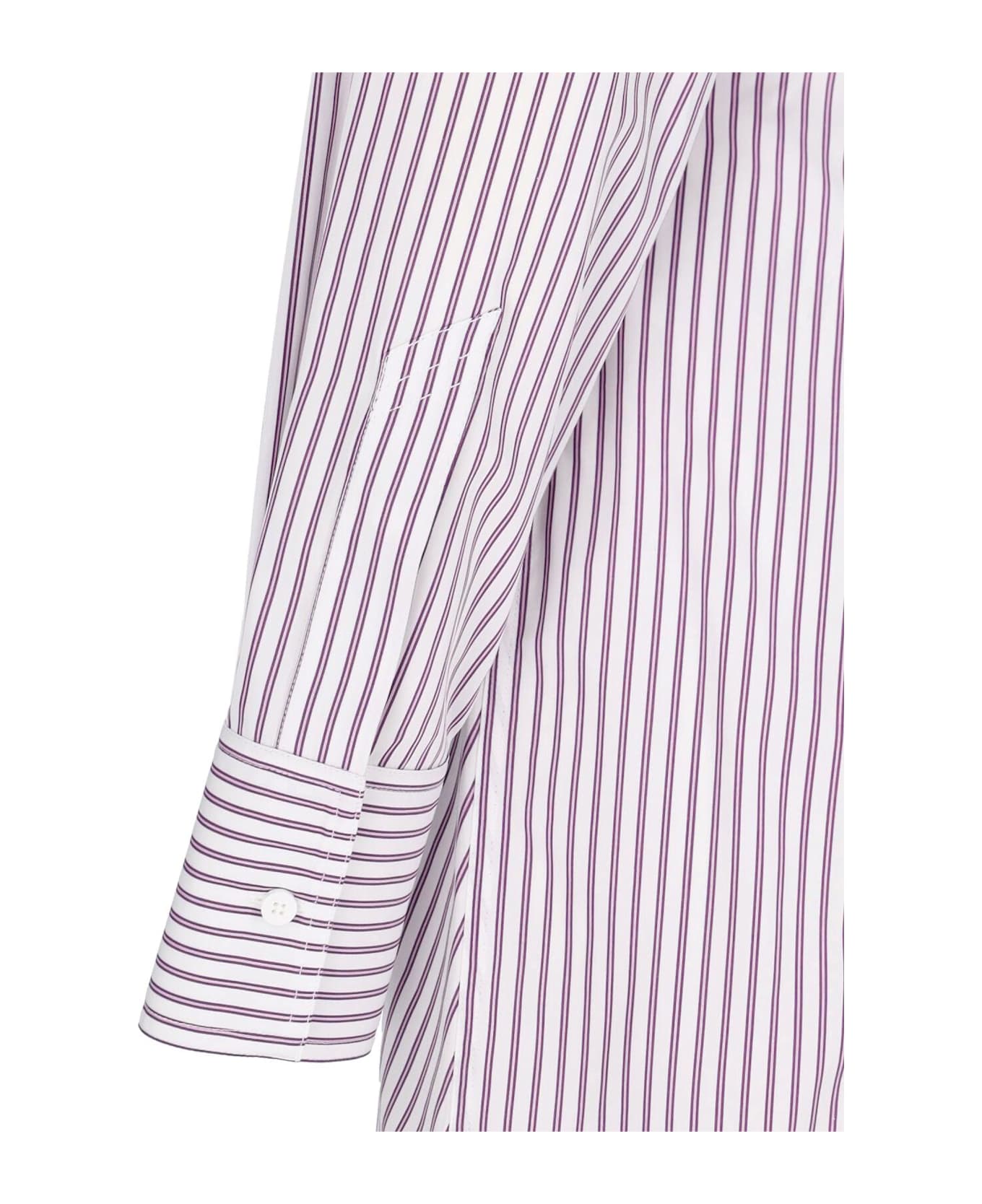 The Attico Mini Shirt Dress - White