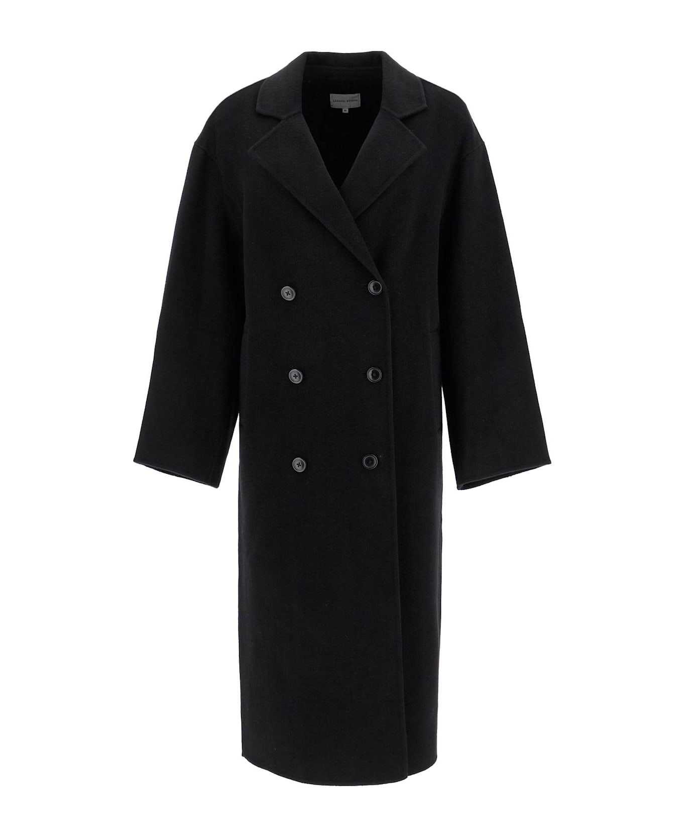 Loulou Studio Long Wool And Cashmere Coat 'borne - BLACK (Black)