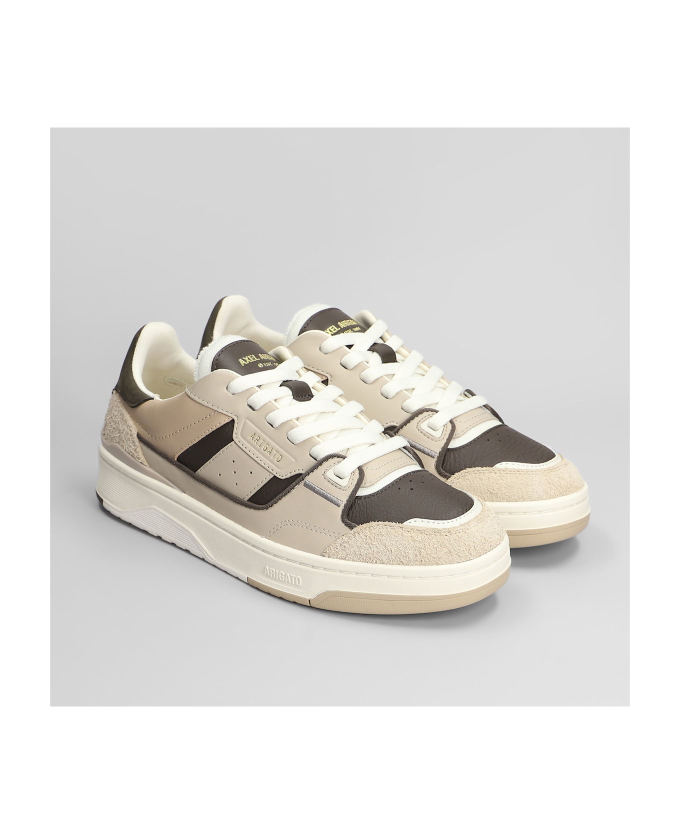 Axel Arigato Clay Sneaker Sneakers In Beige Leather - Beige