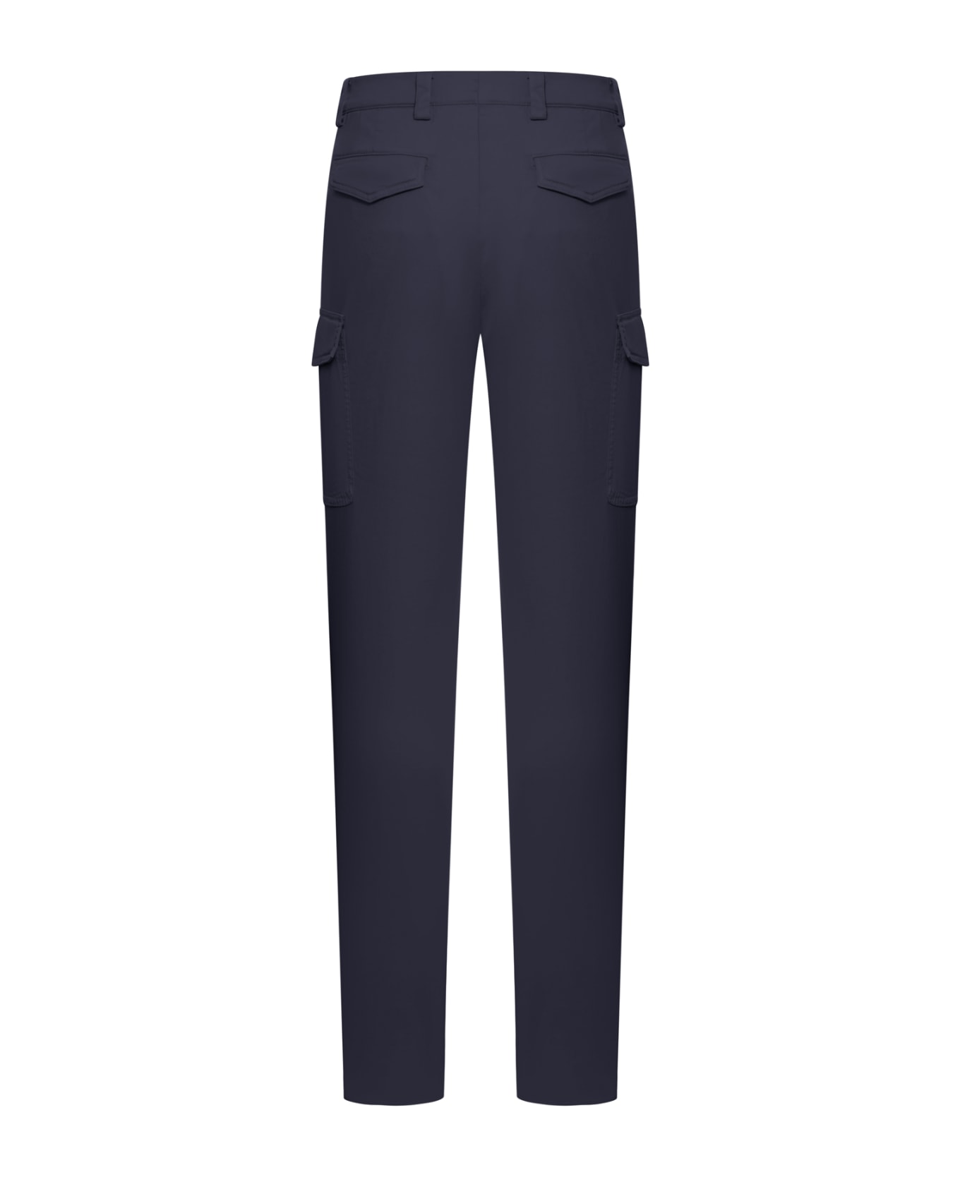 Brunello Cucinelli Slim-cut Cargo-pocketed Trousers - Navy