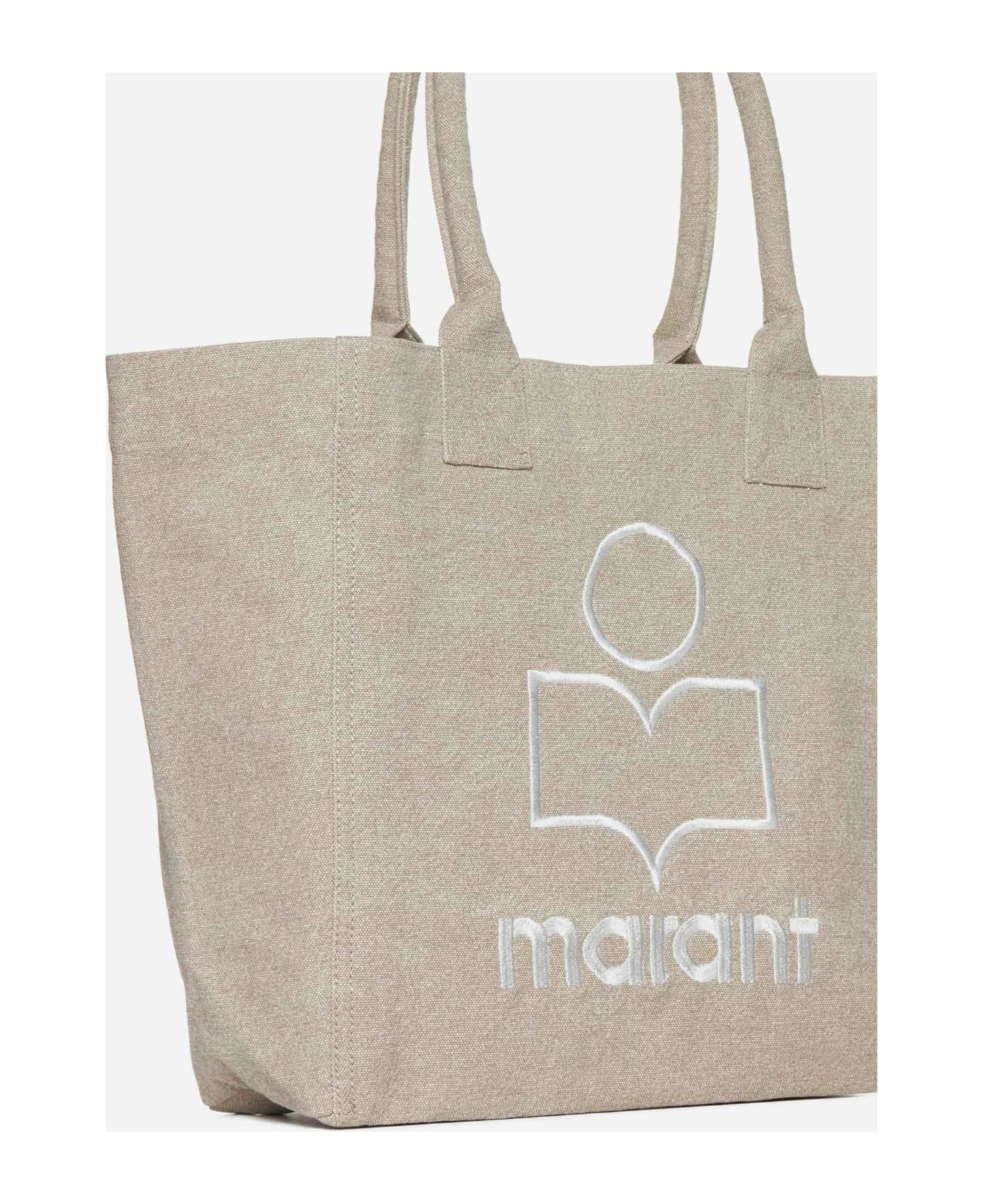 Isabel Marant Yenky Cotton Small Tote Bag - BEIGE