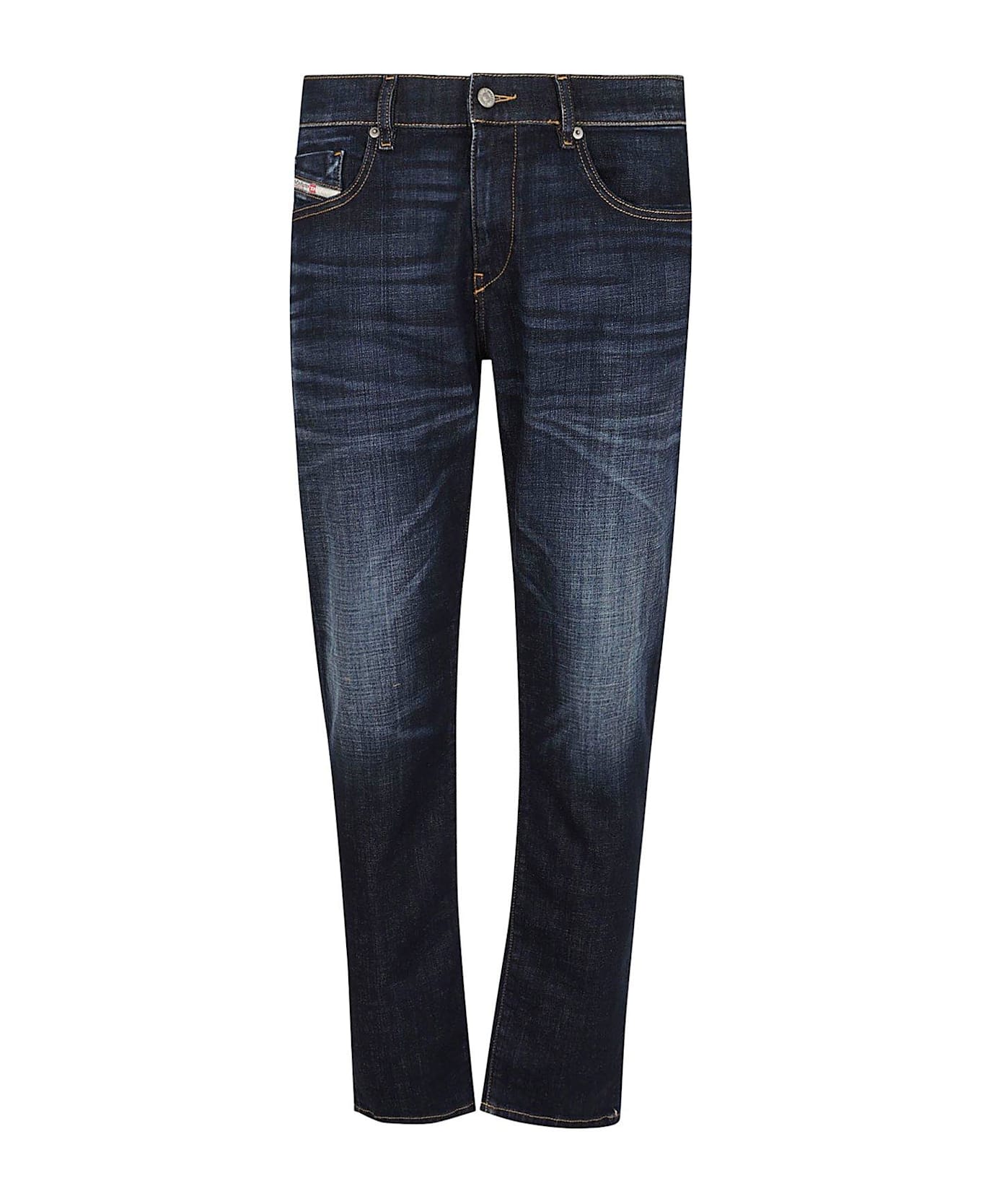 Diesel 2019 D Strukt Faded Effect Jeans - Blu