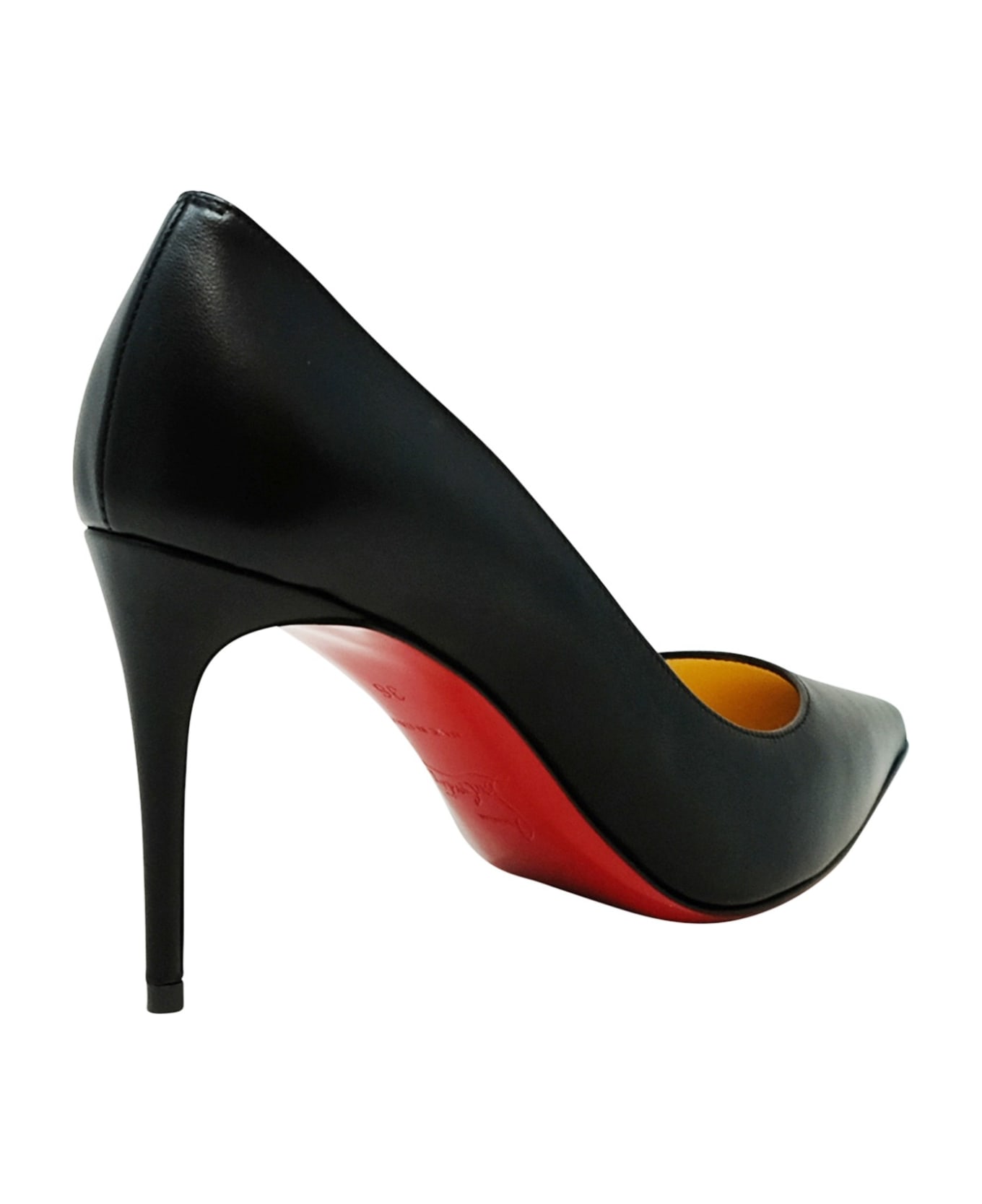 Christian Louboutin Black Kate 85 Nappa Shiny Pumps - BLACK