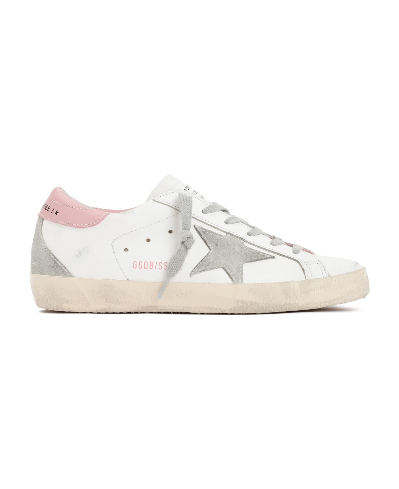 Golden Goose Superstar Leather Sneakers - White Ice Light Pink