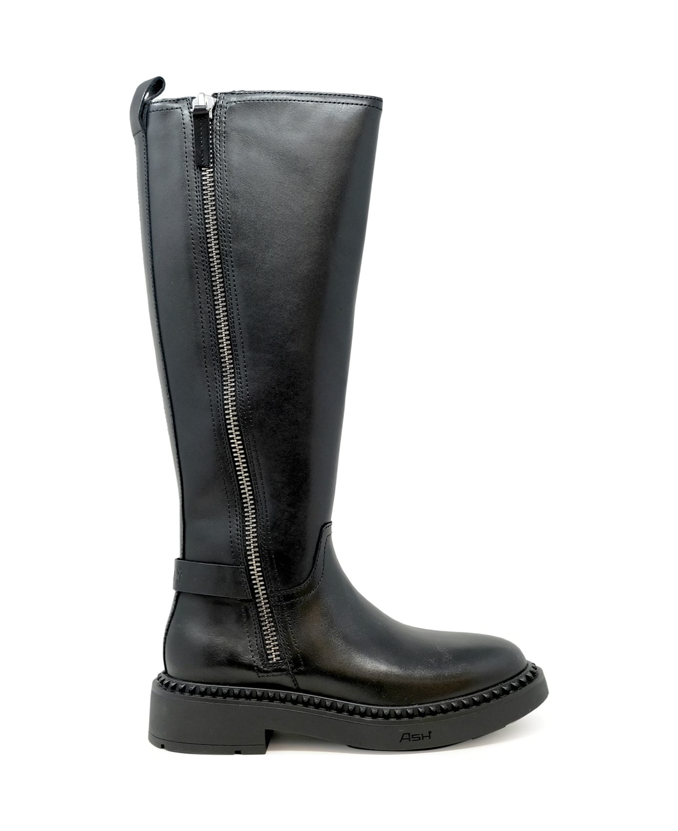 Ash Soft Mustang Black Boots - BLACK