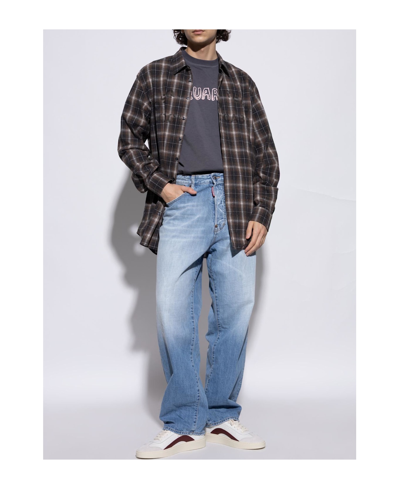 Dsquared2 Sports Shoes `rider` - Panna+vino+smeraldo