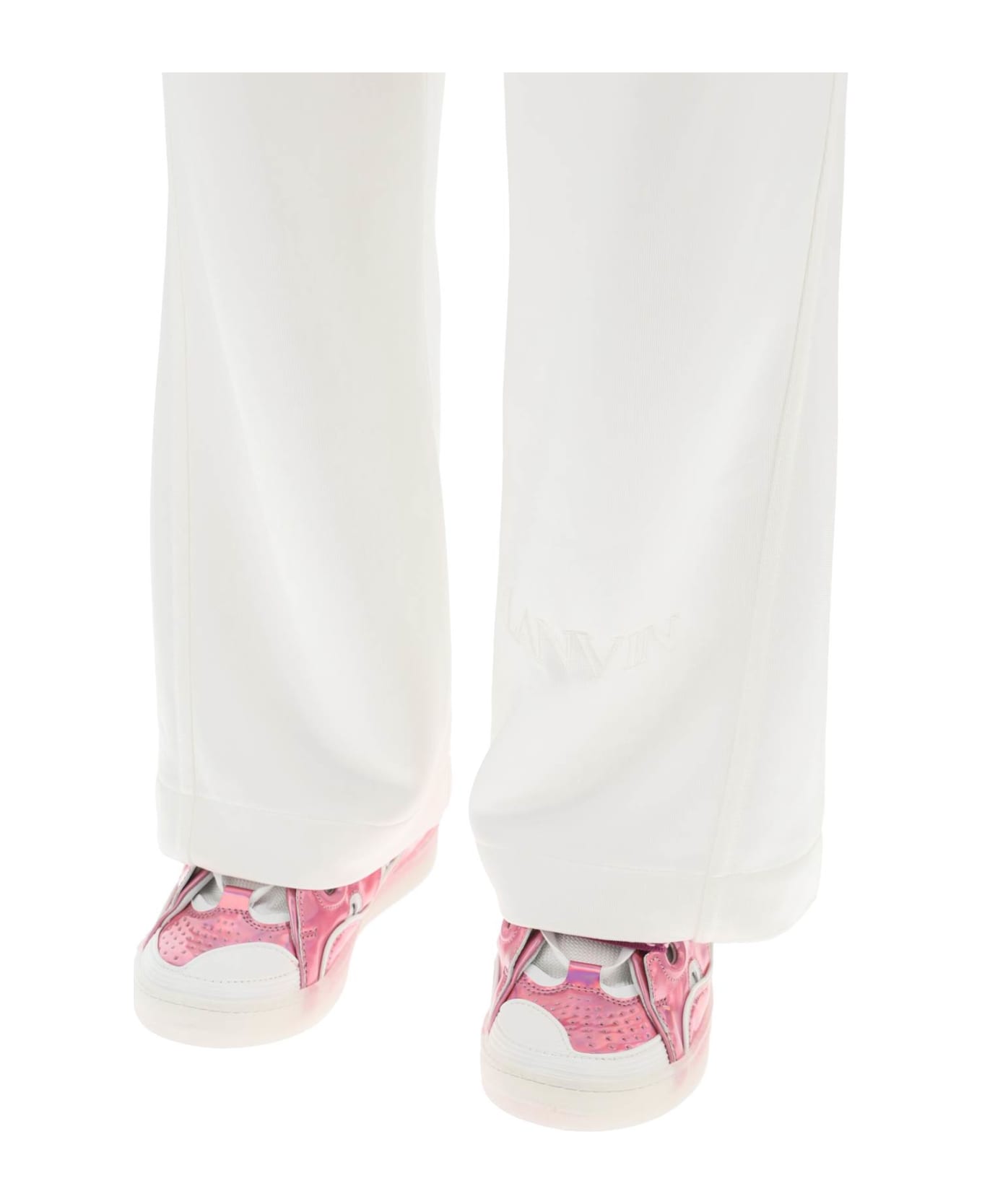 Lanvin Viscose Jogger Pants - OPTIC WHITE (White)