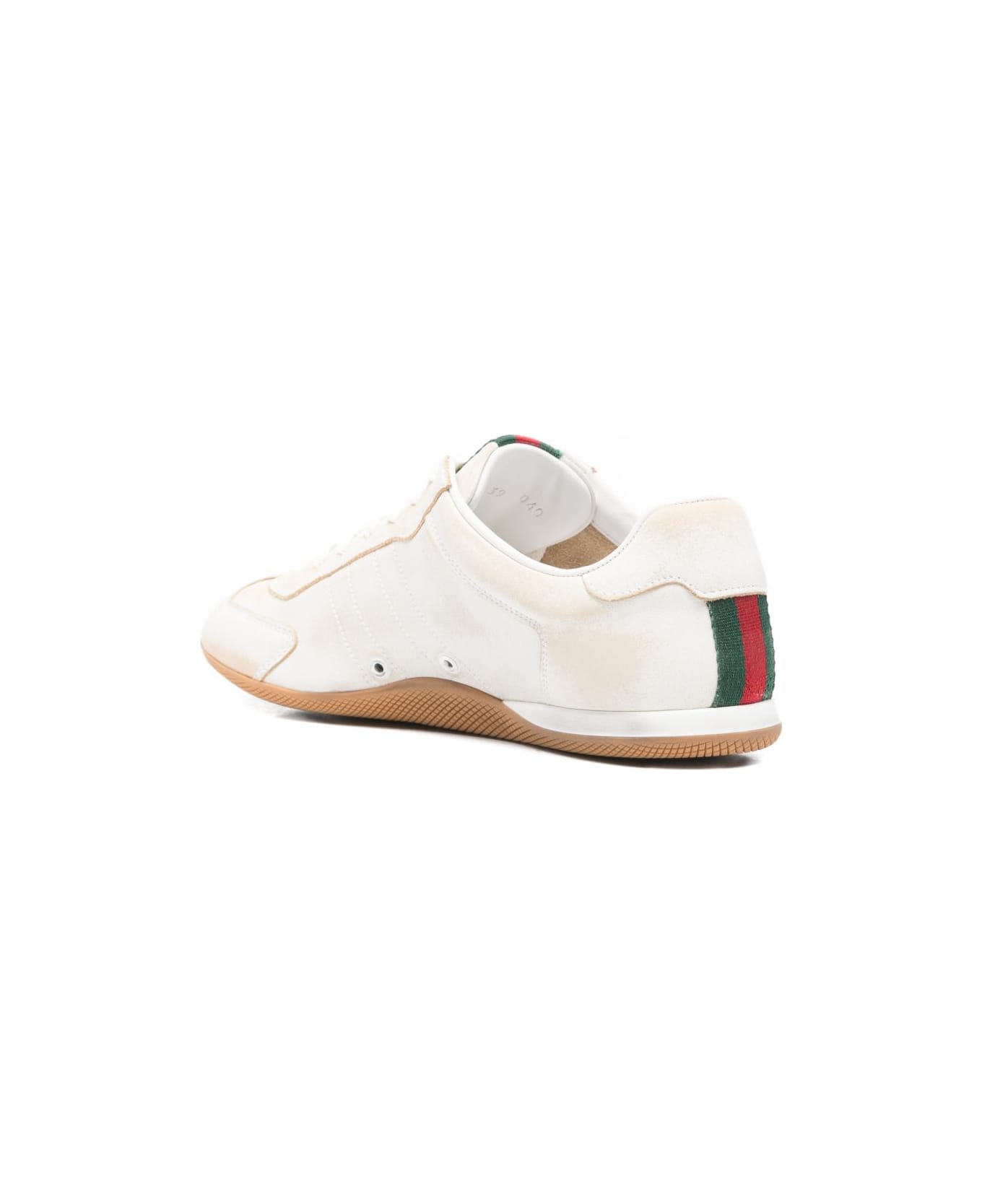 Gucci Leather Sneakers - White