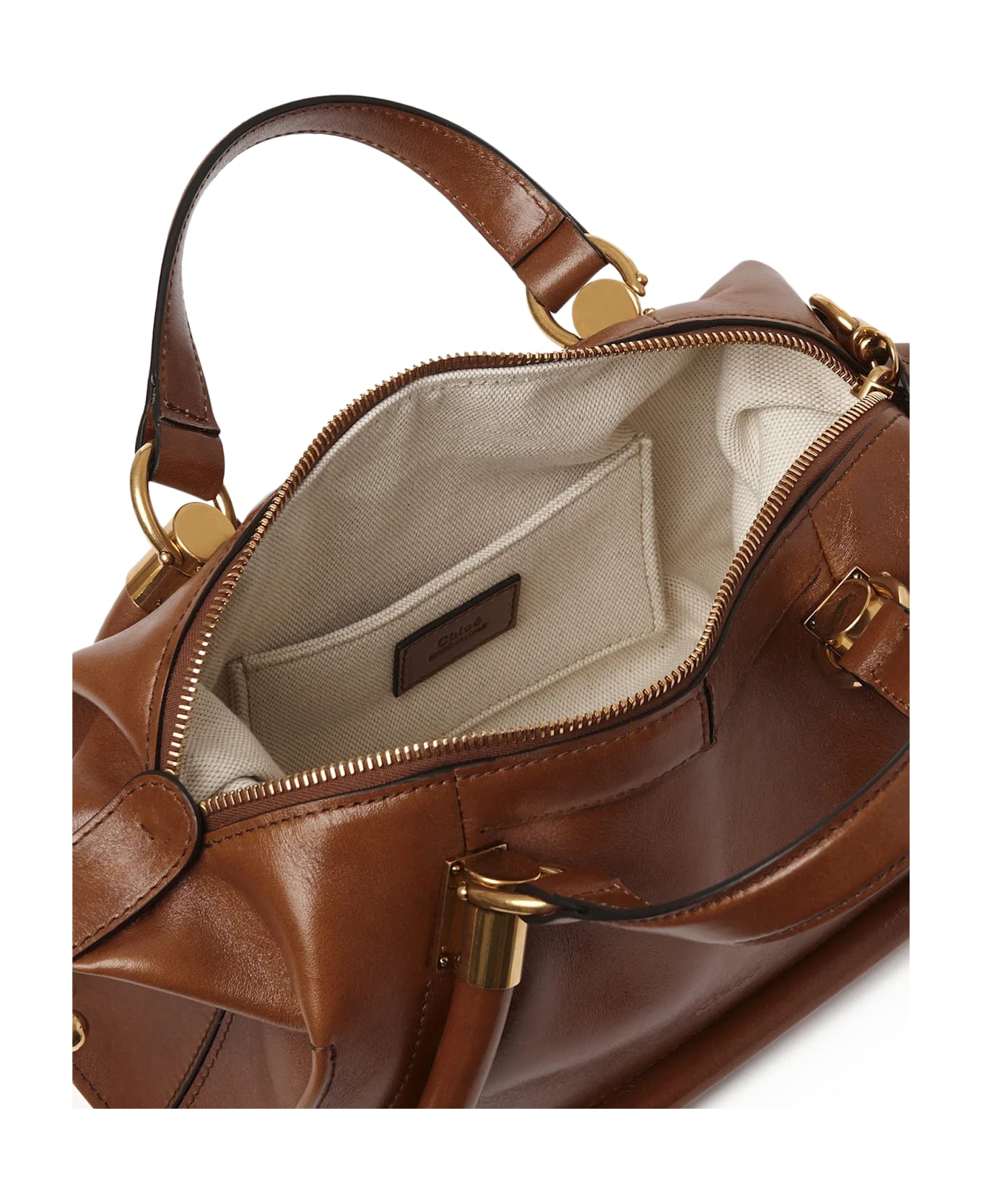 Chloé Small Paraty 24 Bag In Shiny Leather