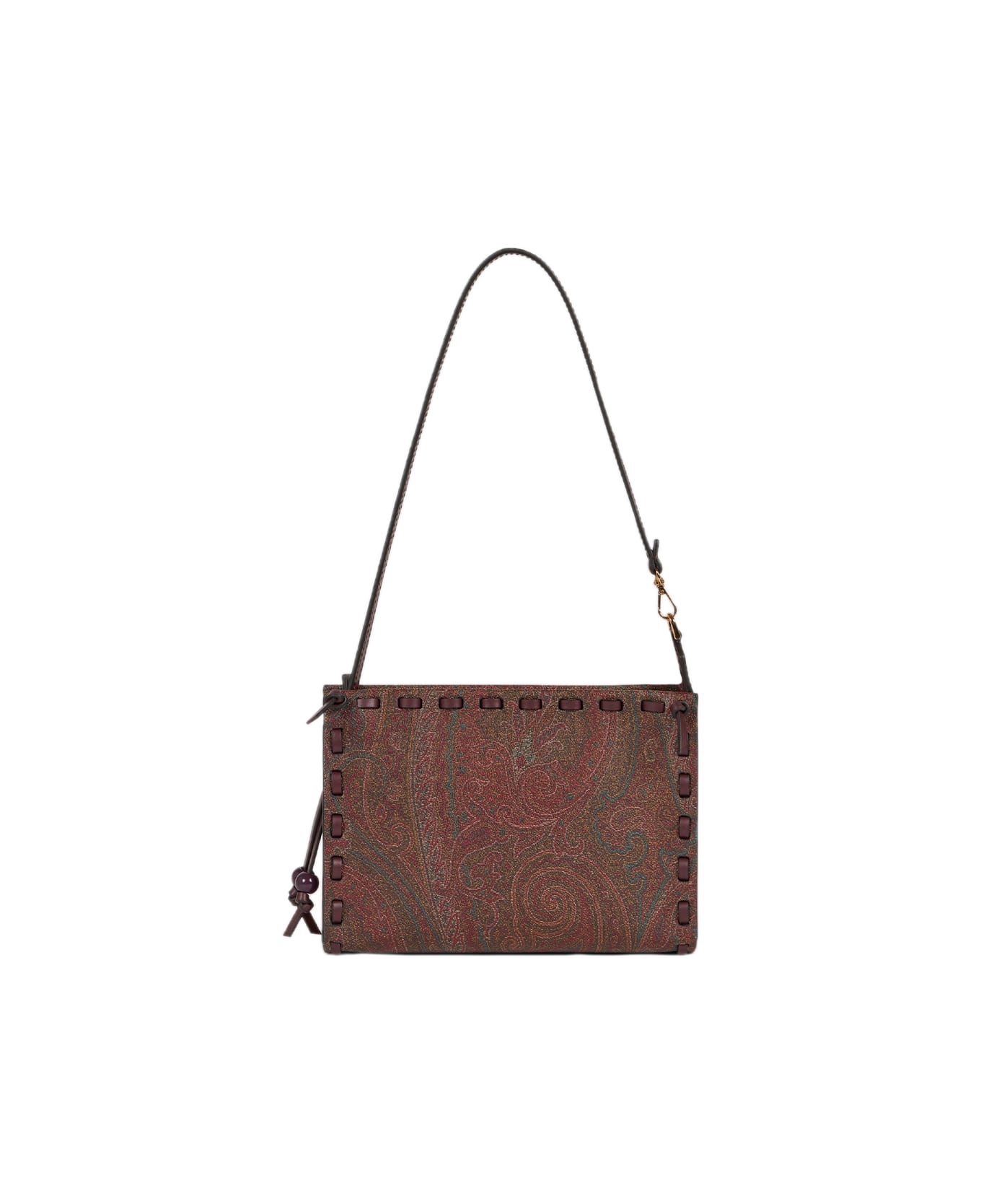Etro Shoulder Bag With Paisley Pattern - Bordeaux