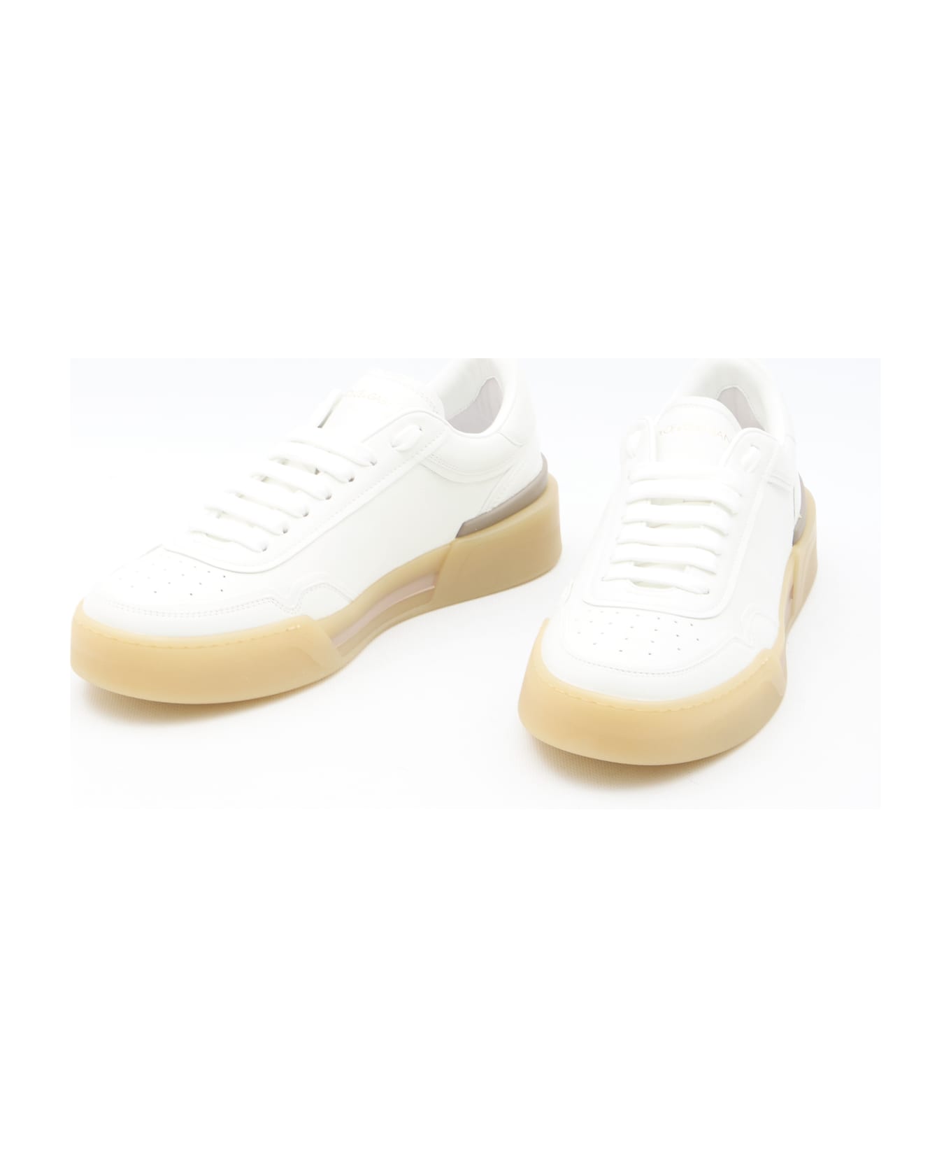 Dolce & Gabbana New Roma Sneaker - BIANCO/NATURALE