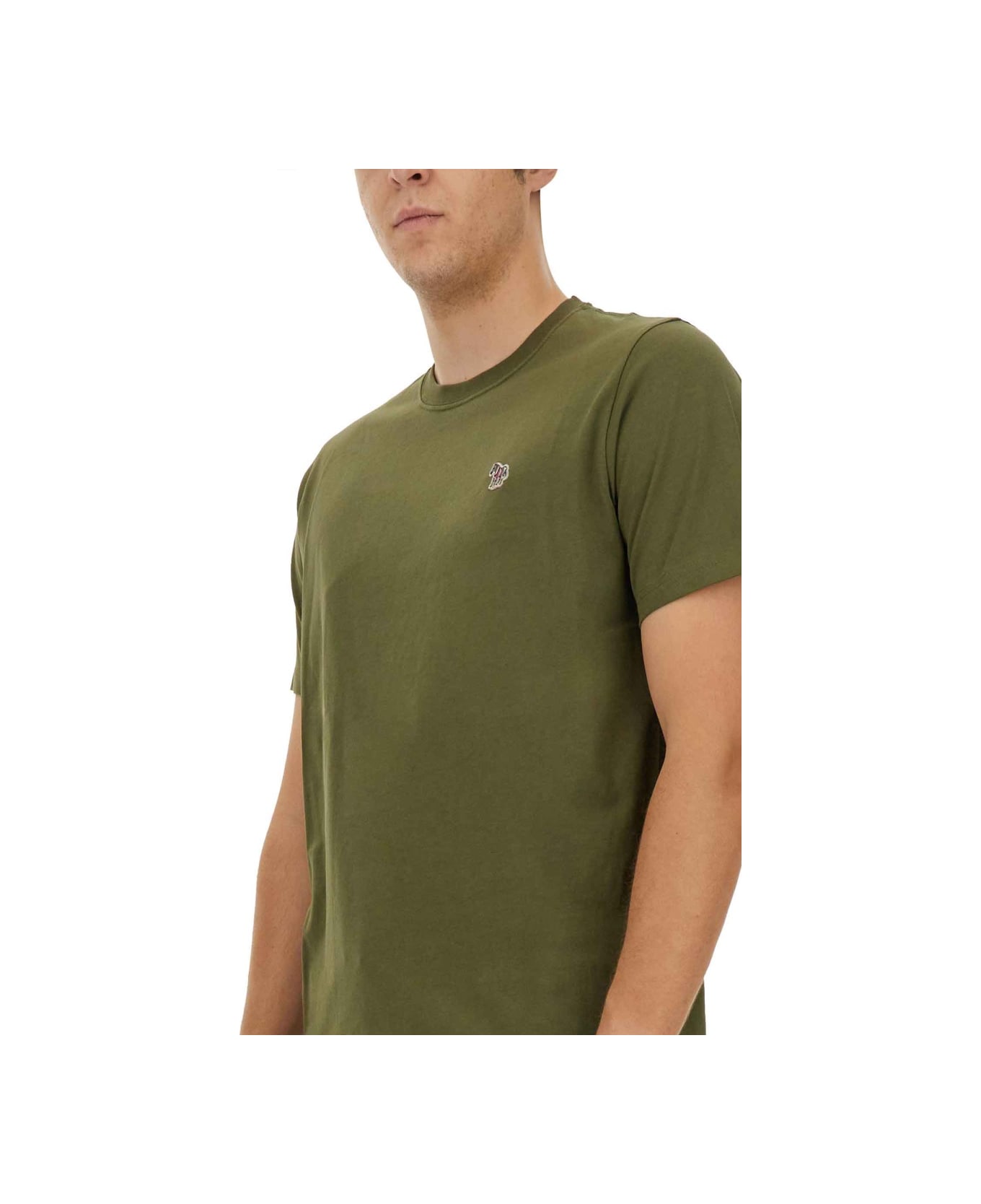 PS by Paul Smith 'zebra' T-shirt - MILITARY GREEN