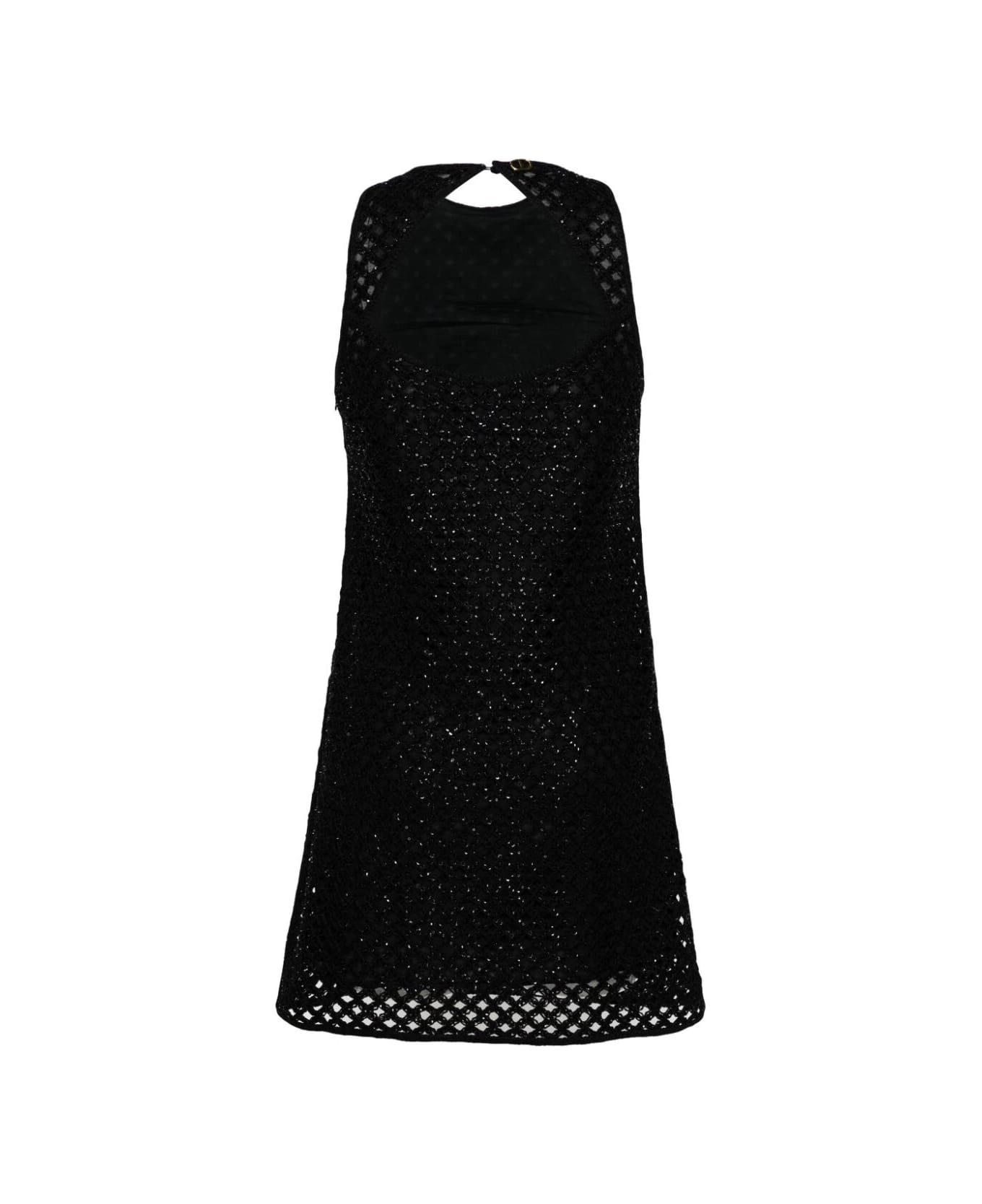 TwinSet Sleeveless Mini Dress - Black
