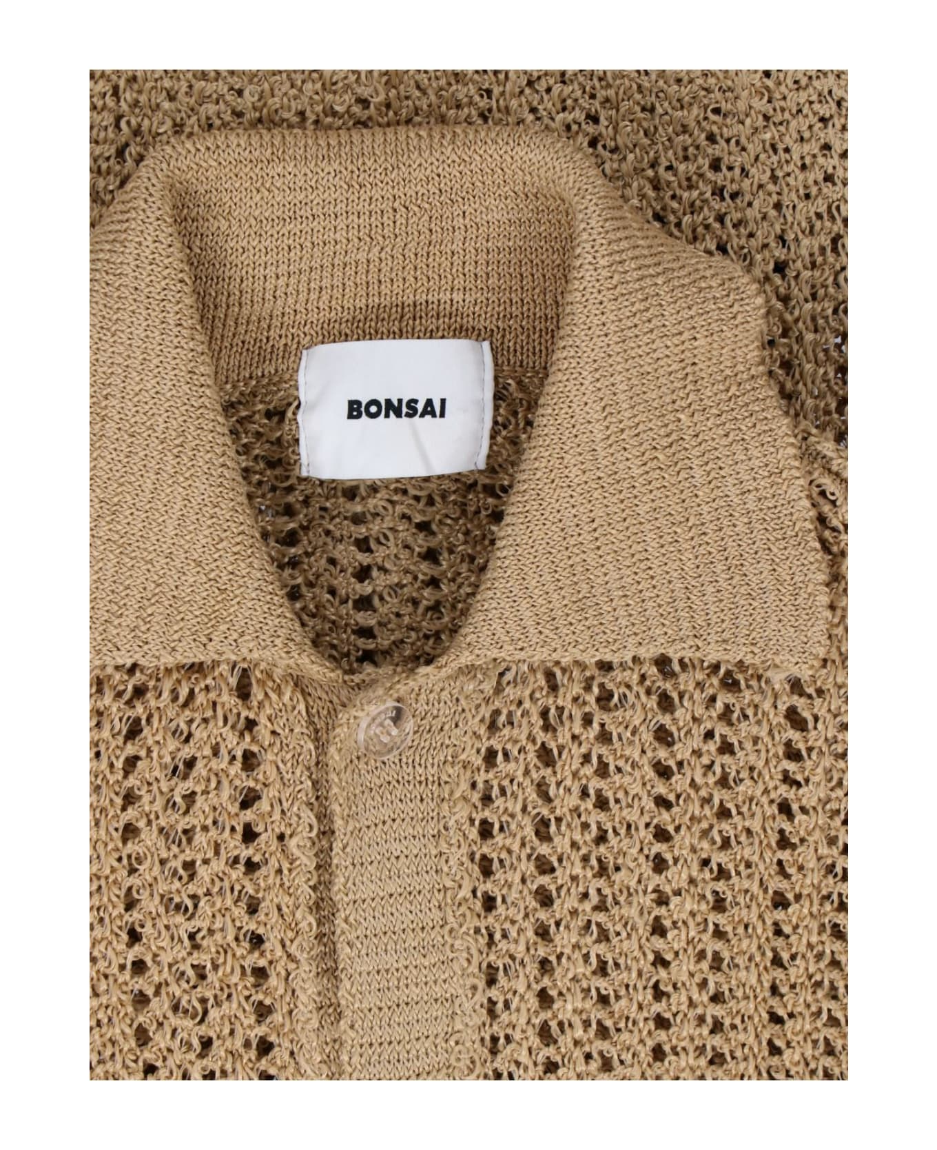 Bonsai Crochet Shirt - Rafia カーディガン