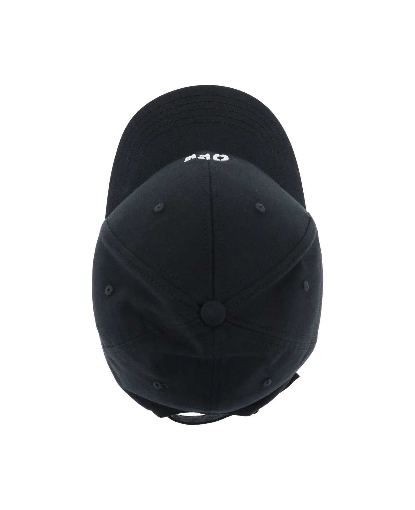 Off-White Logo Baseball Cap - black