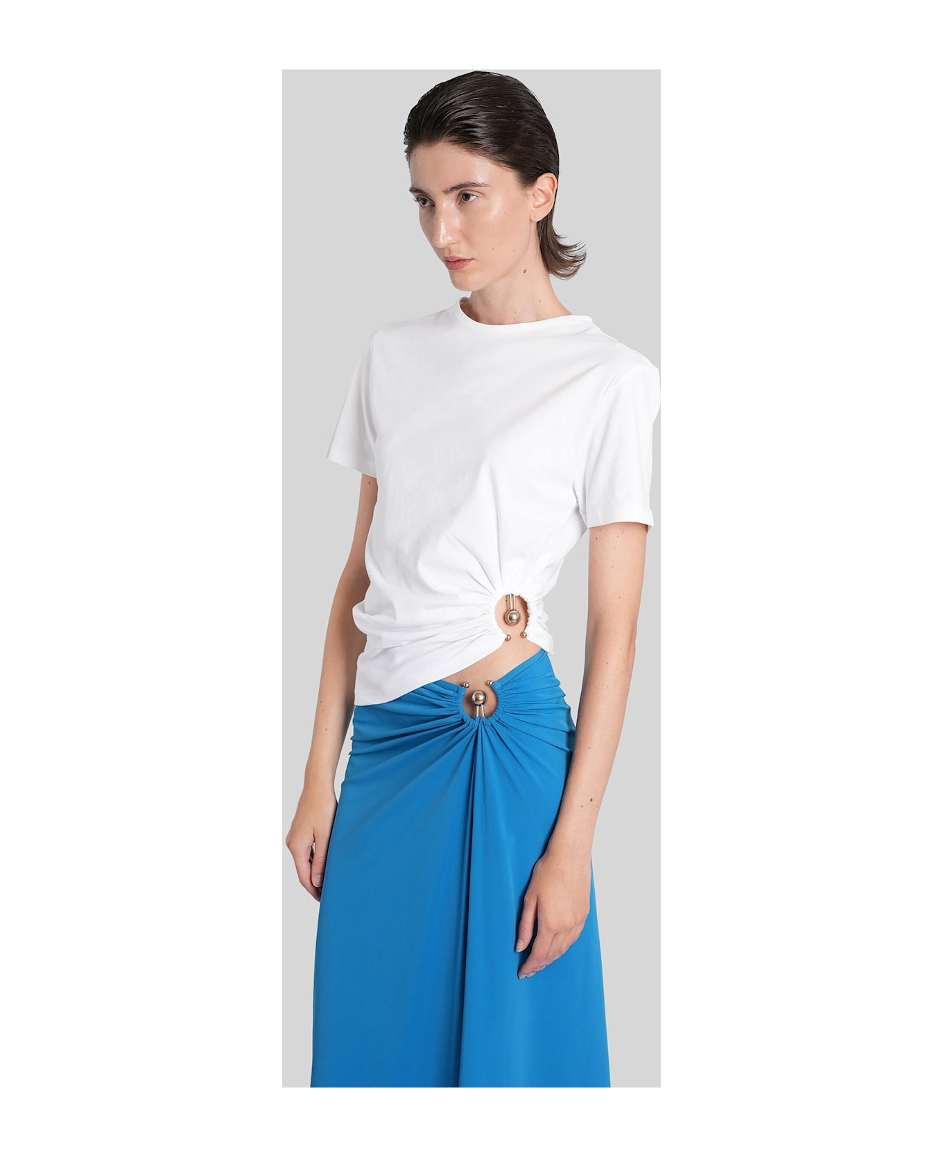 Christopher Esber T-shirt In White Cotton - white