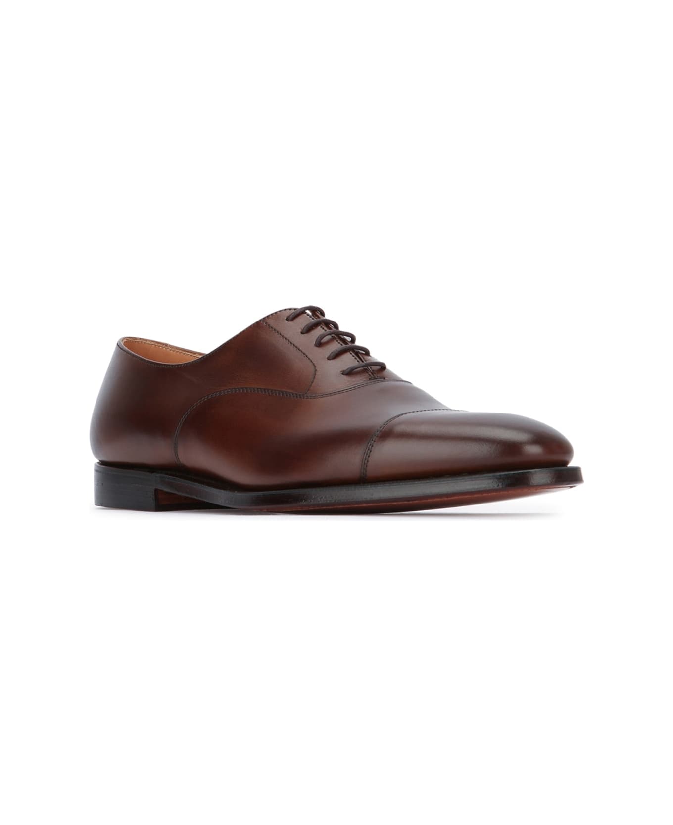Crockett & Jones Scarpe Stringate - DARKBROWNBURNISHEDCALF